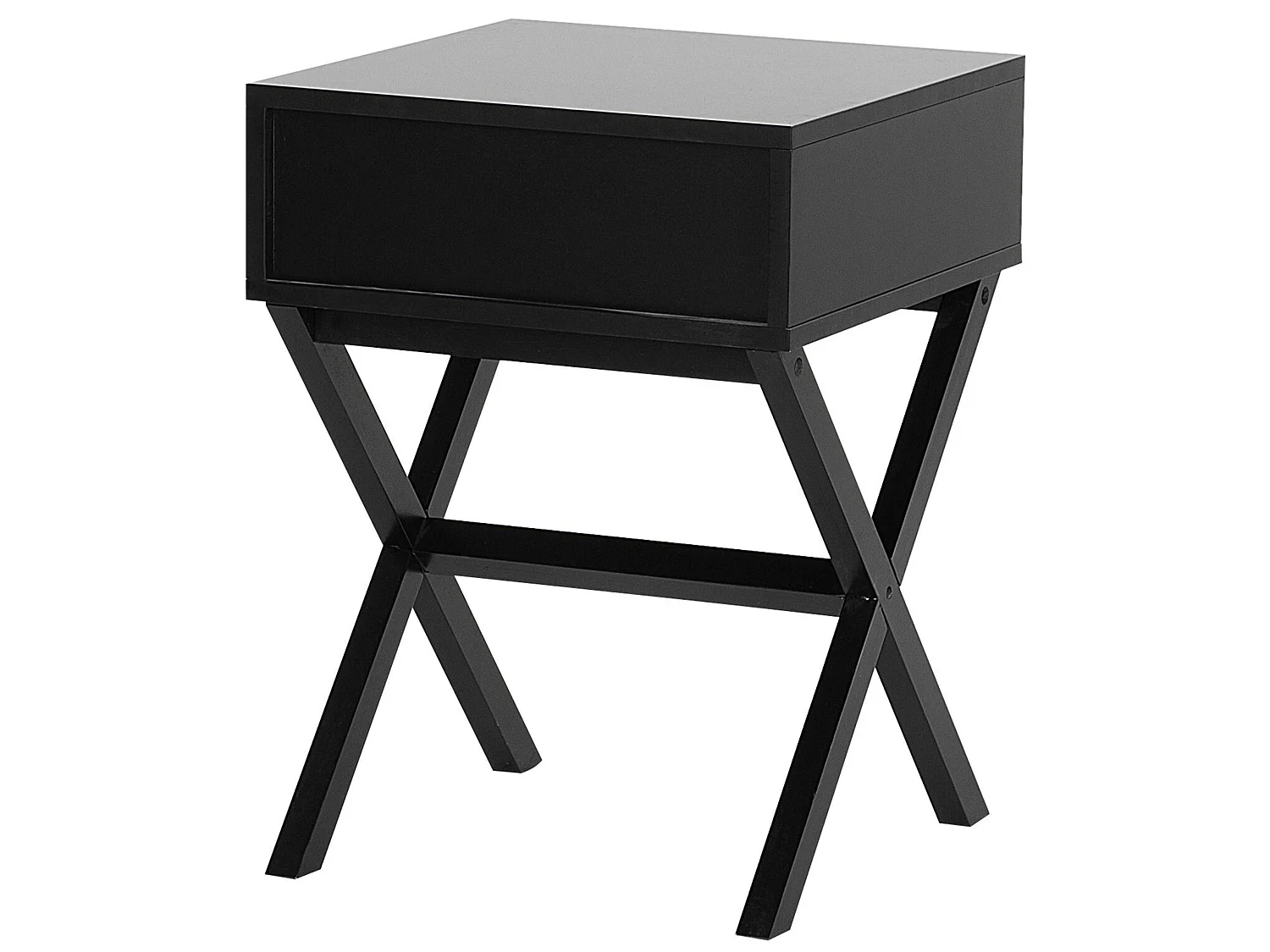 1 Drawer Bedside Table MONROE Black