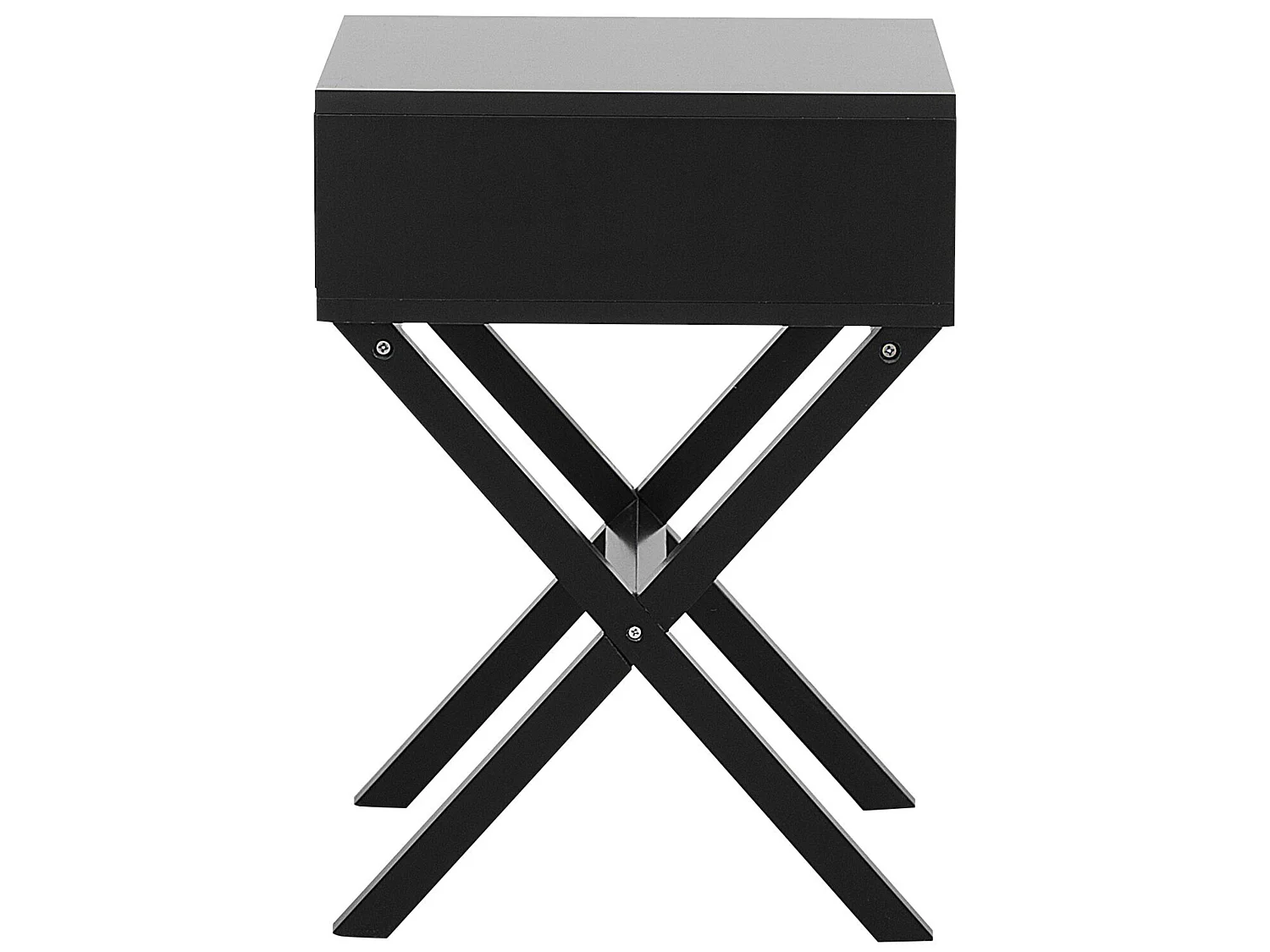 1 Drawer Bedside Table MONROE Black
