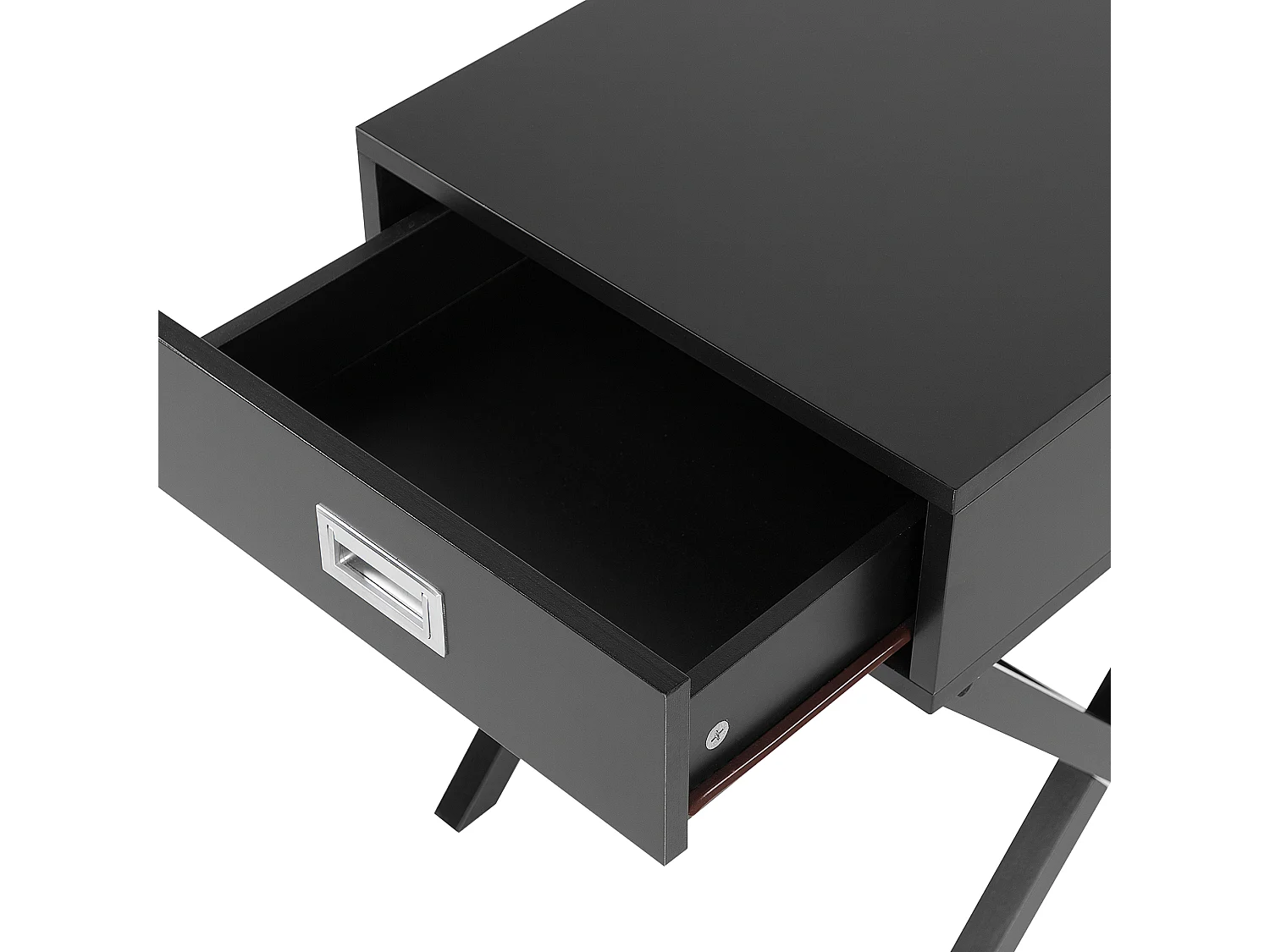 1 Drawer Bedside Table MONROE Black