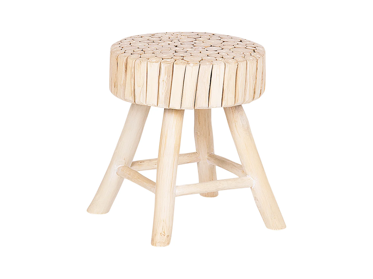 Table de chevet NAMPA Teck Marron clair