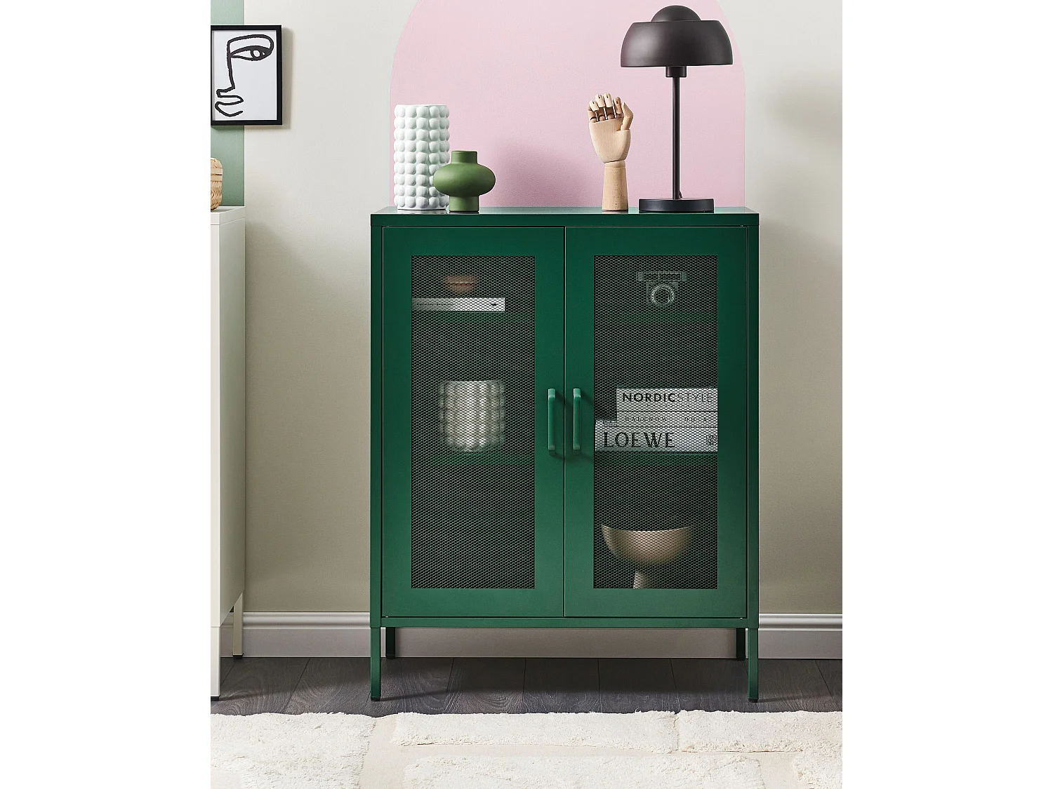 Szafka WAKATIPU Metal Zielony