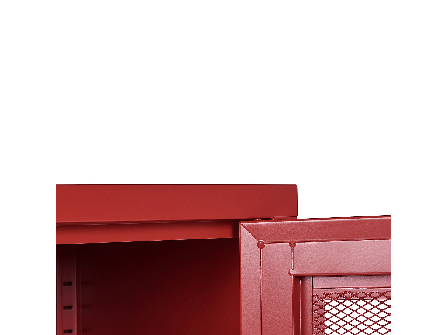 Armoire WAKATIPU Métal Rouge