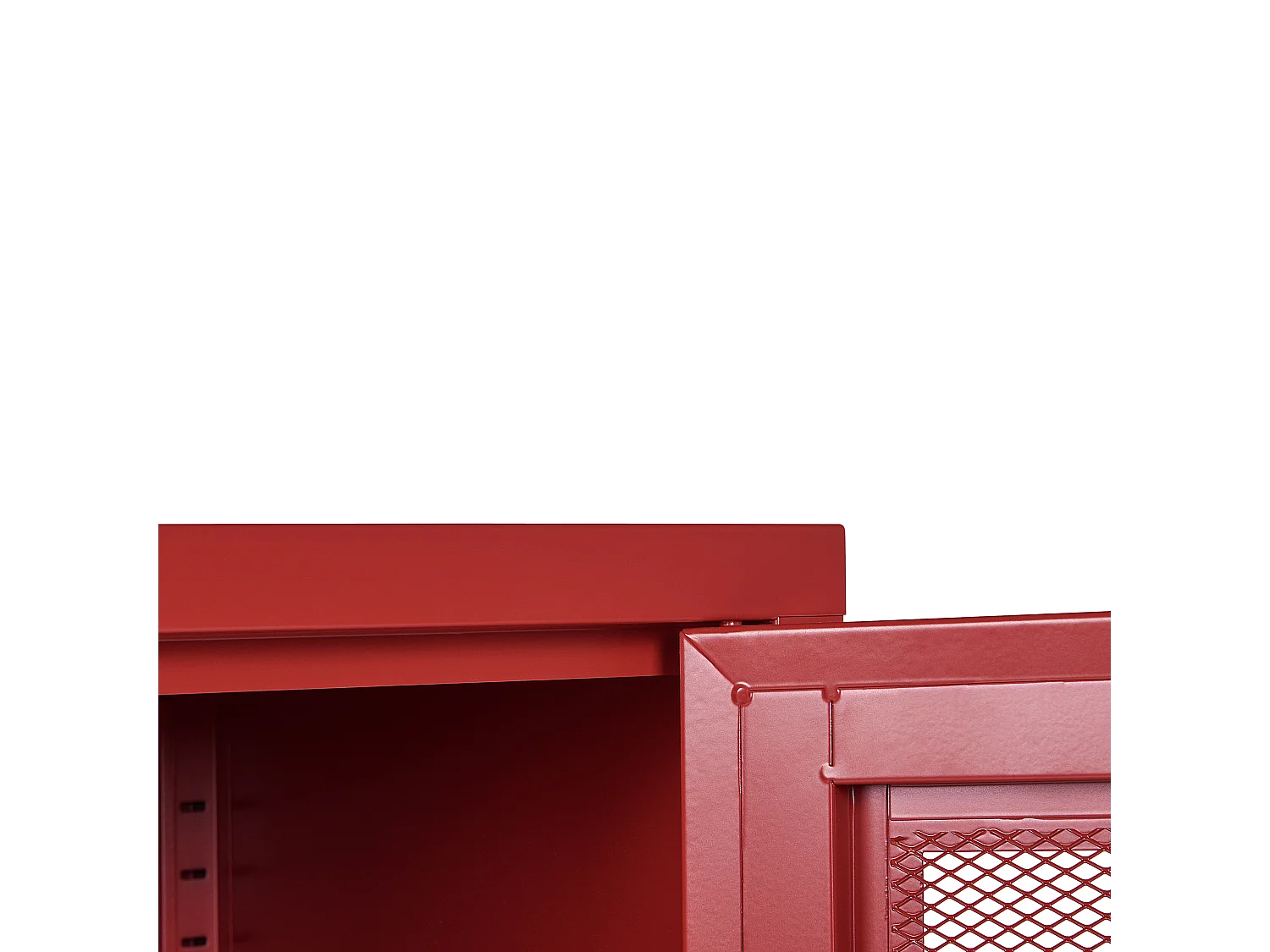 Kast WAKATIPU Metaal Rood
