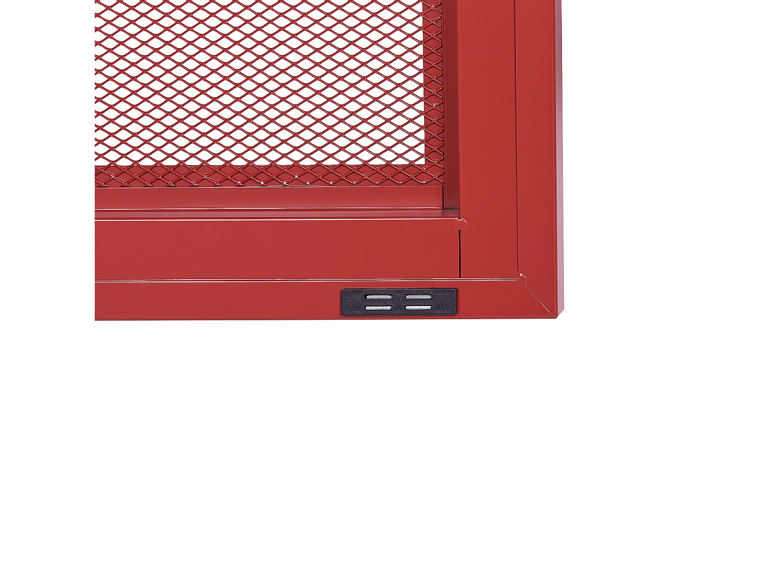 Kast WAKATIPU Metaal Rood