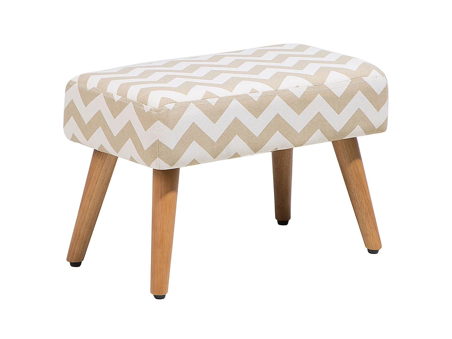 Footstool TAKOMA Cotton Beige