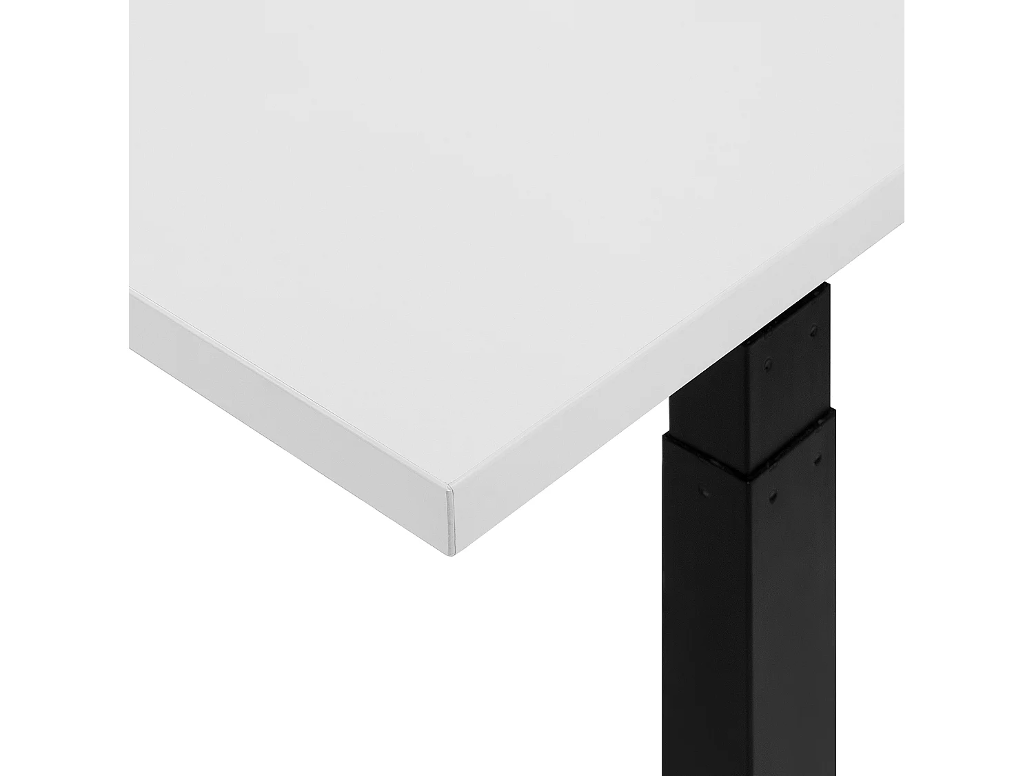 Höhenverstellbarer Schreibtisch Elektrisch 130 x 72 cm Weiß DESTIN