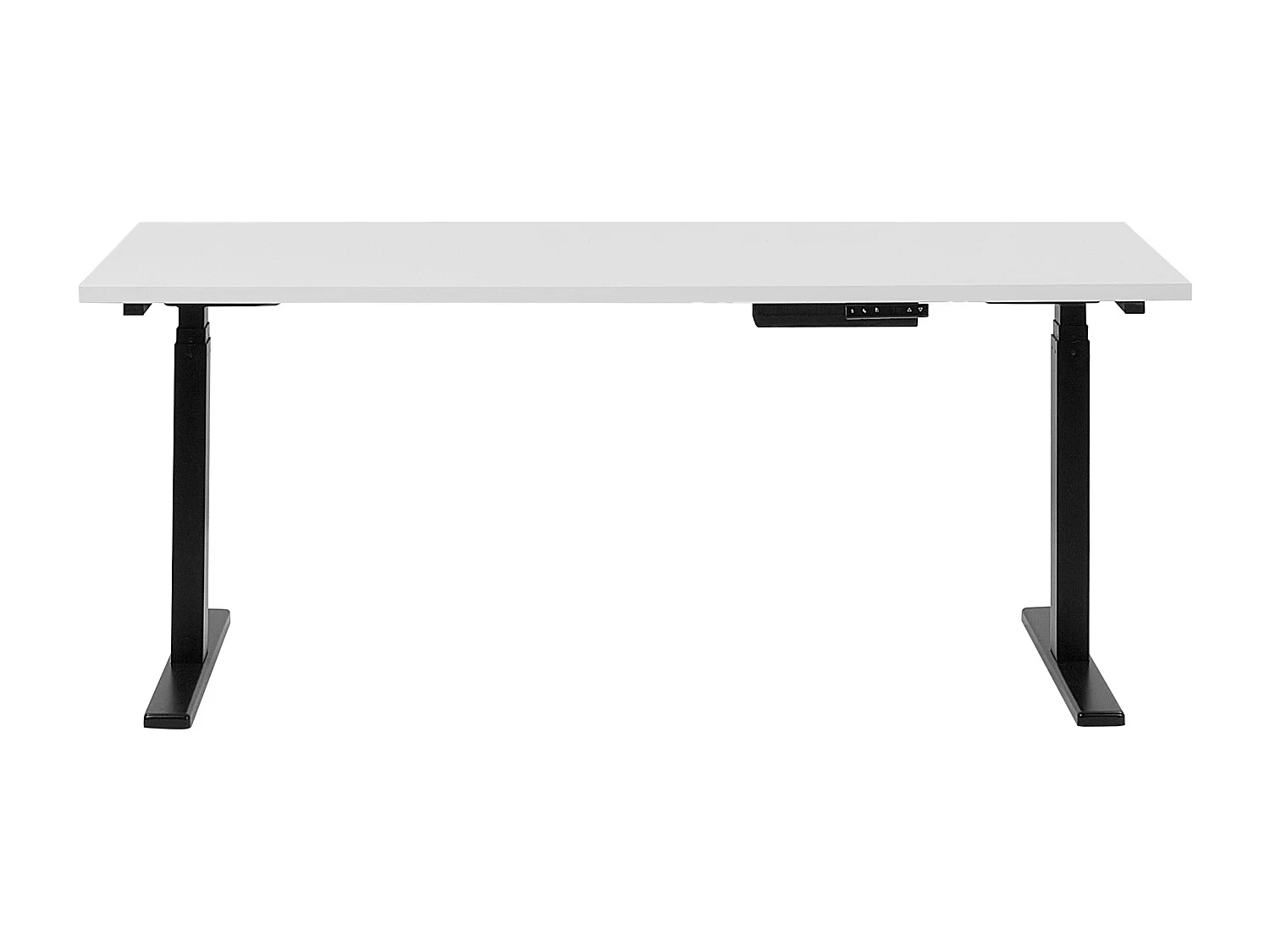 Bureau elektrisch verstelbaar wit/zwart 130 x 72 cm DESTIN II