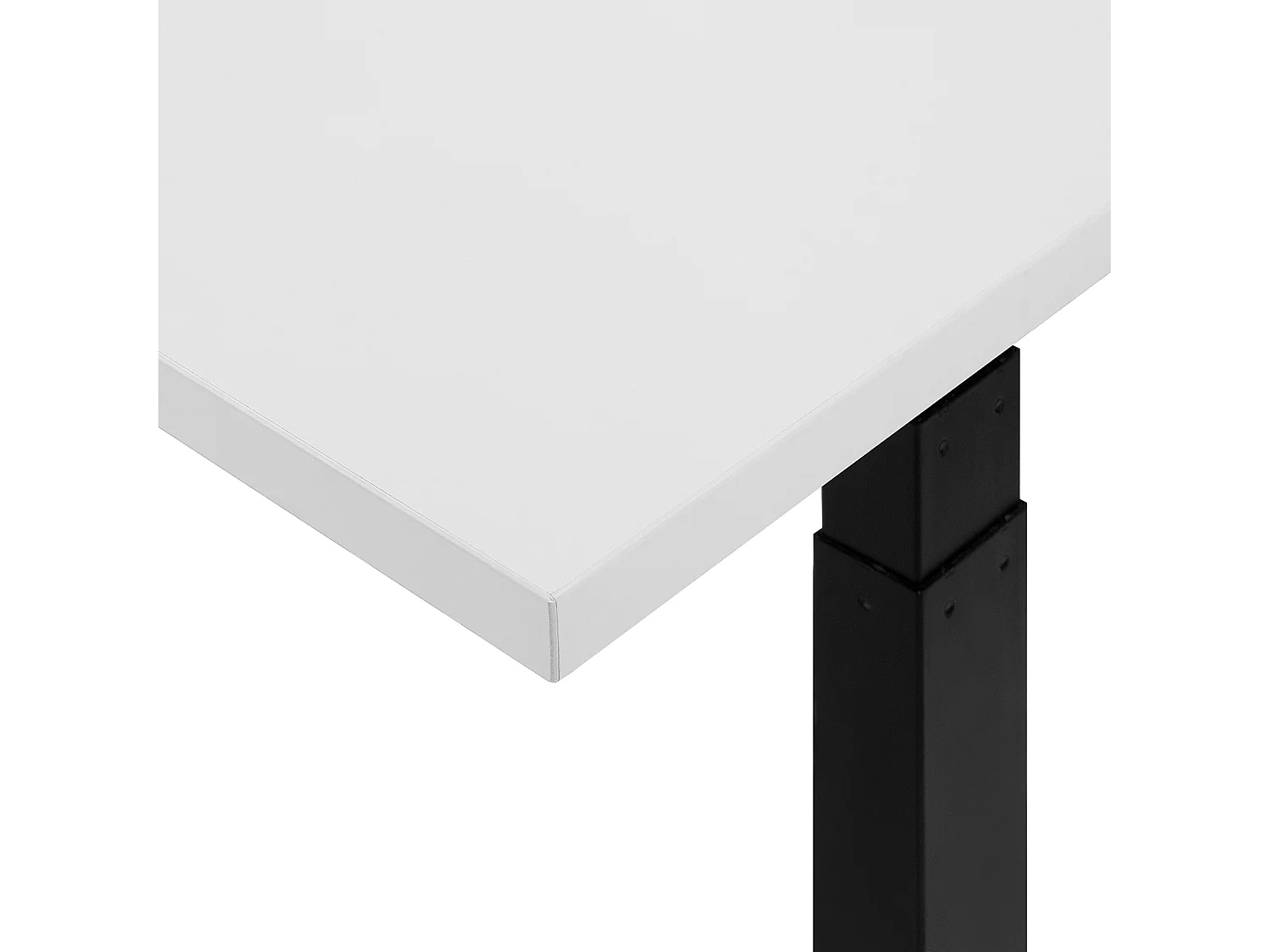 Bureau elektrisch verstelbaar wit/zwart 130 x 72 cm DESTIN II