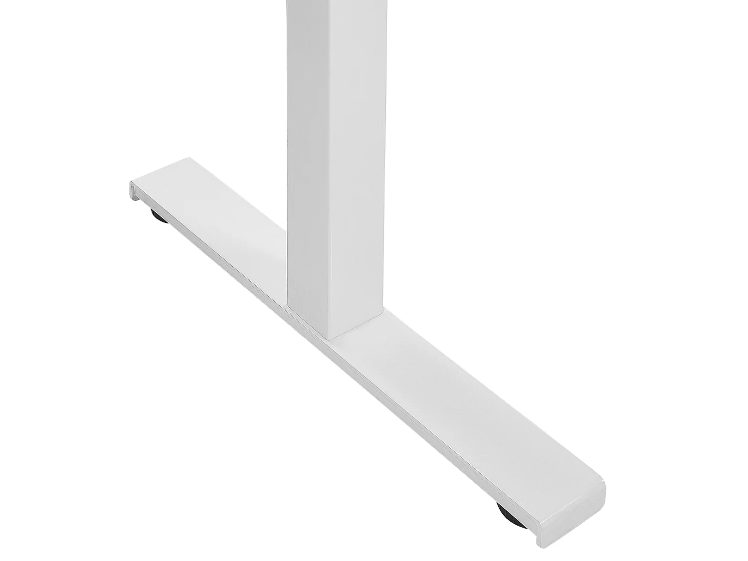 Escritorio ajustable esquinero madera oscura/blanco izquierdo 160x110 cm DESTIN II