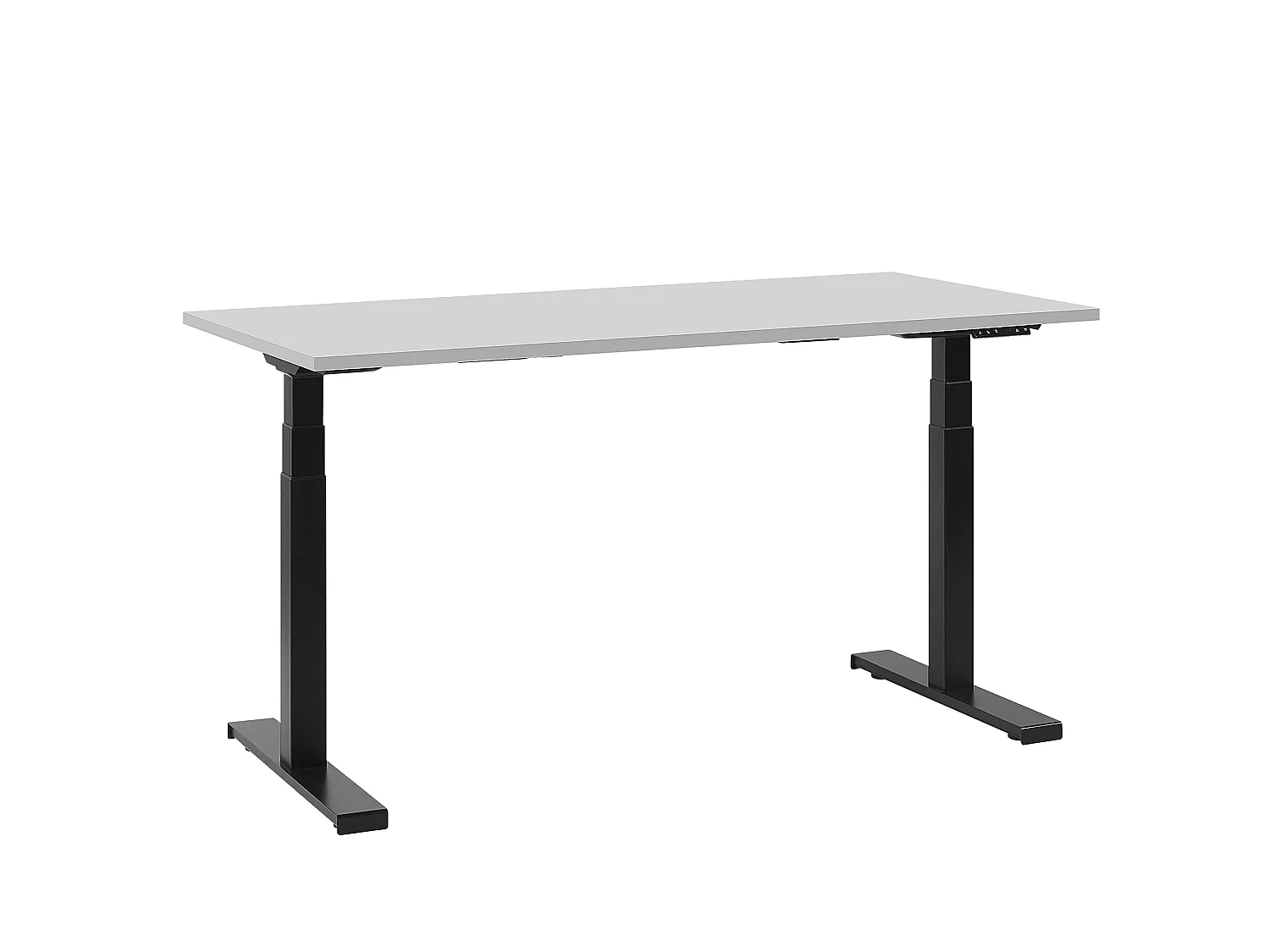 Bureau elektrisch verstelbaar grijs/zwart 130 x 72 cm DESTIN II