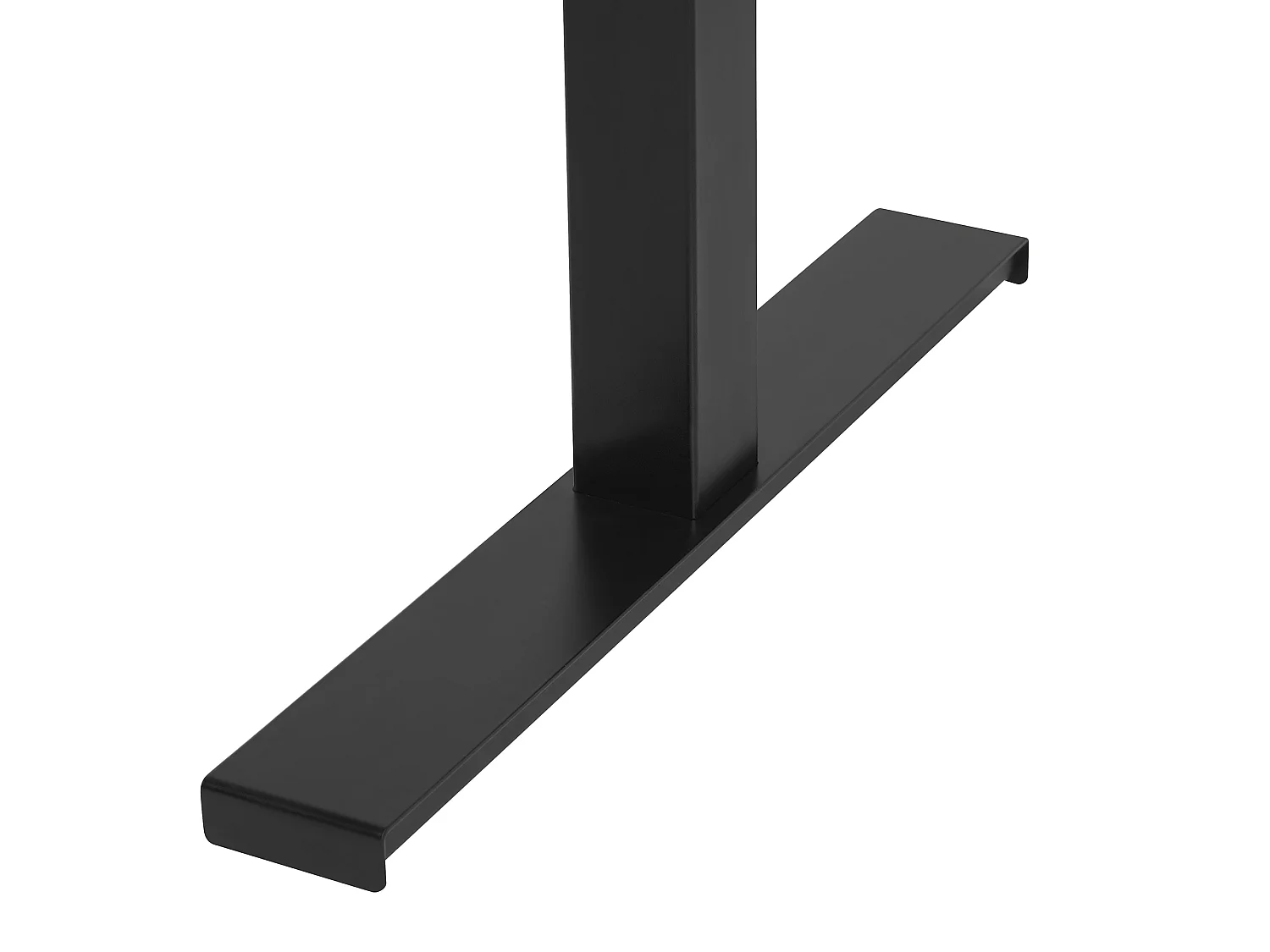 Moderner, verstellbarer Steh Schreibtisch Dual Motor grau/schwarz 130x72 Destin II