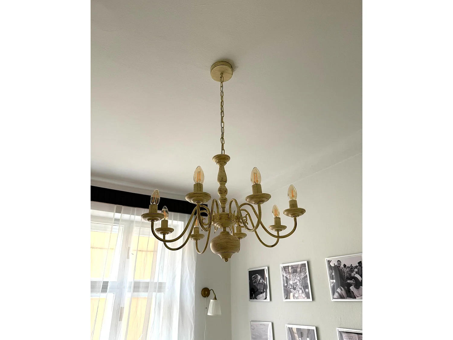 Lustre BRITHON Métal Blanc