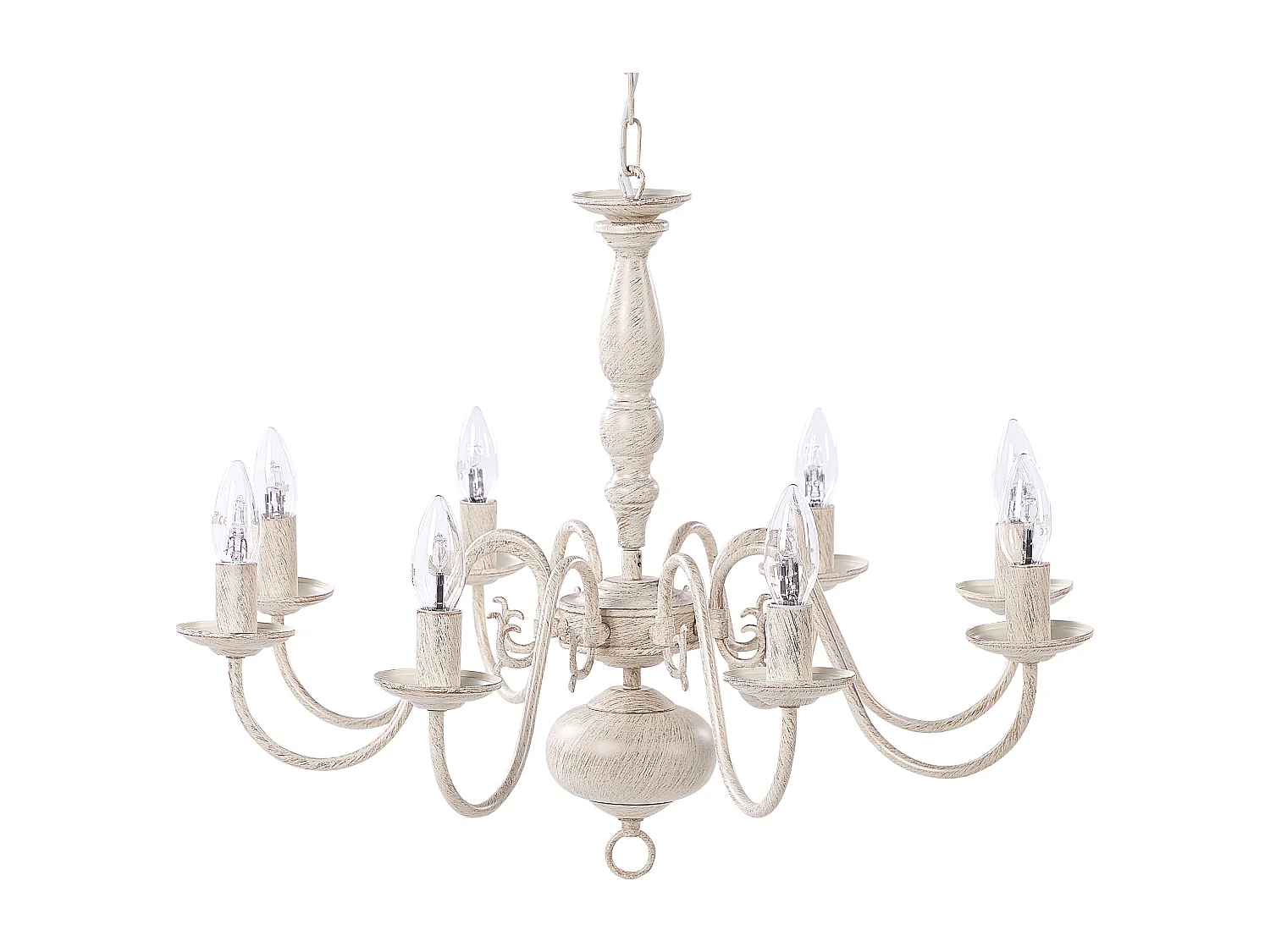 Kroonluchter BRITHON Metaal Wit