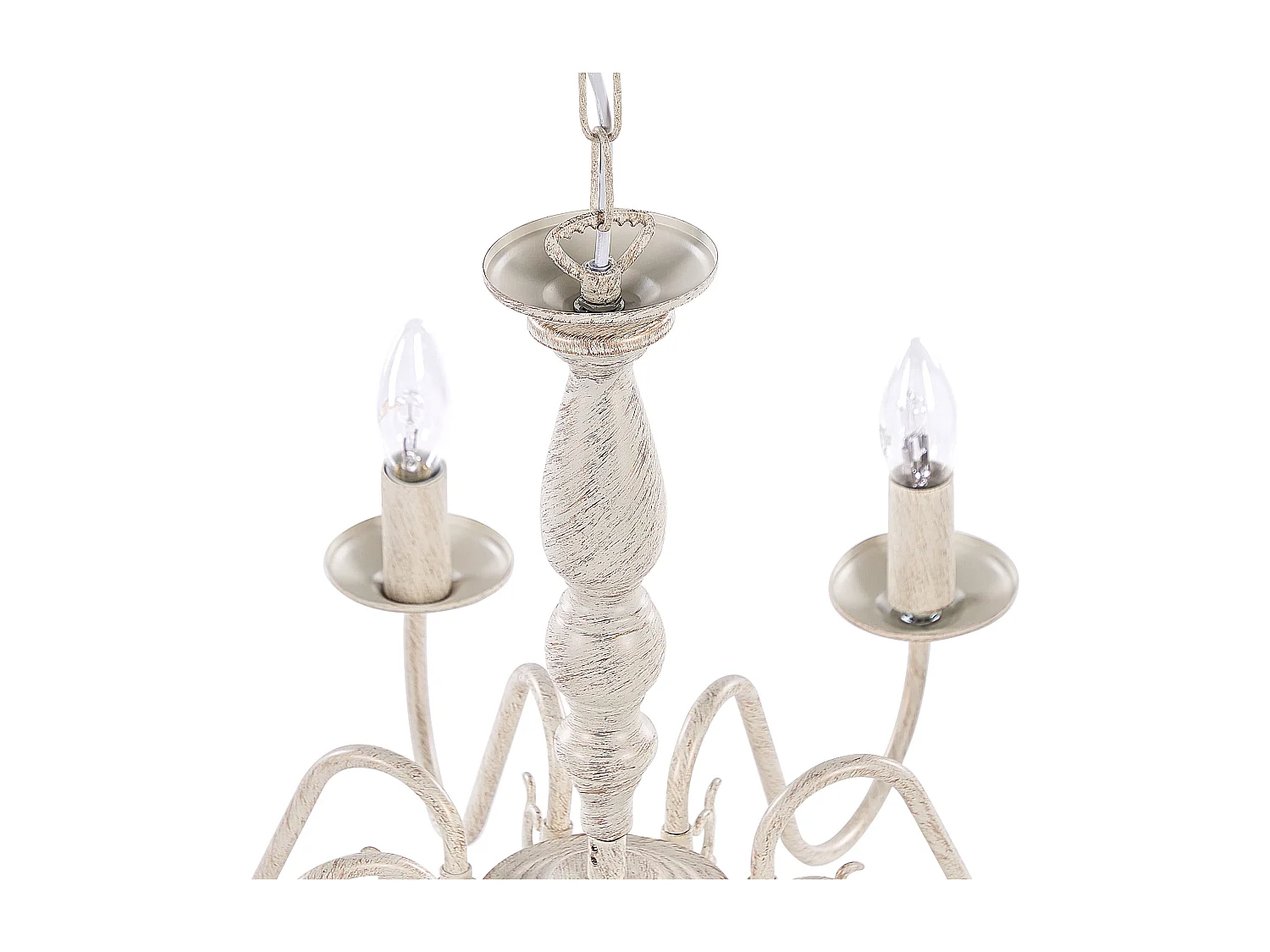 Kroonluchter BRITHON Metaal Wit