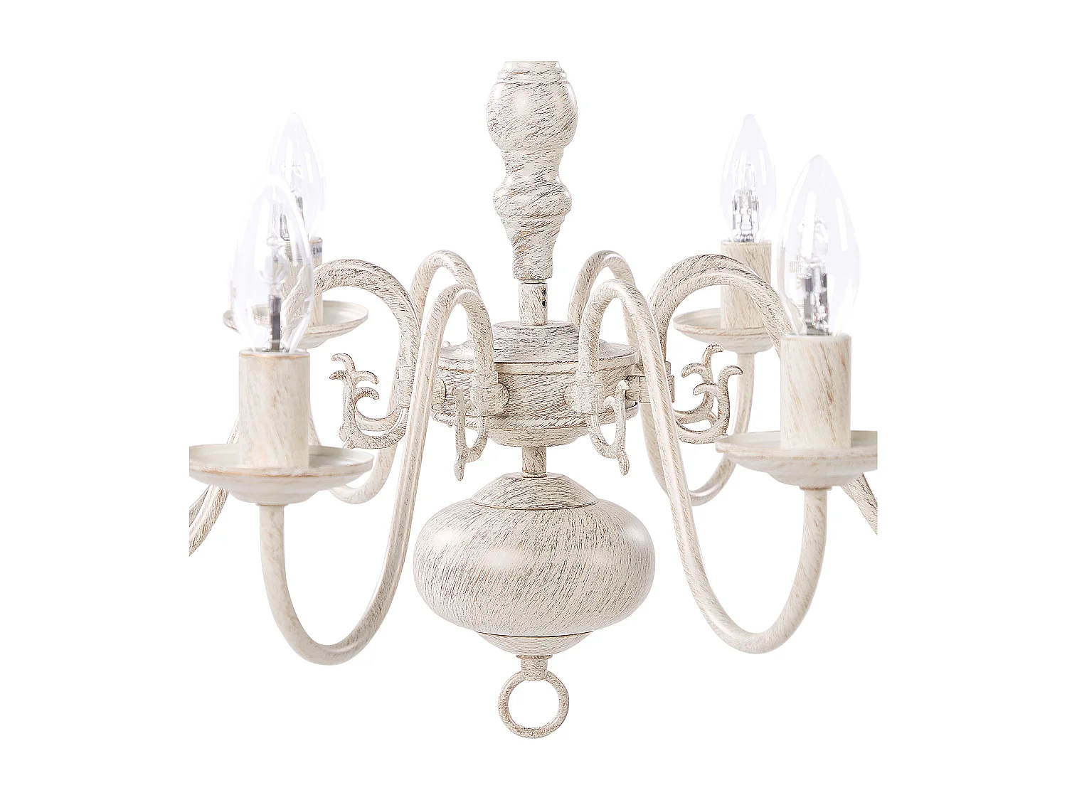 Kroonluchter BRITHON Metaal Wit