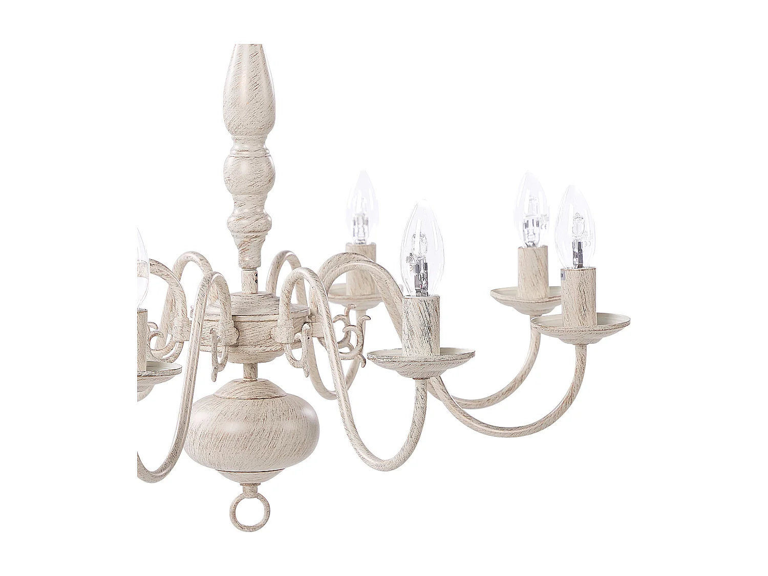 Kroonluchter BRITHON Metaal Wit