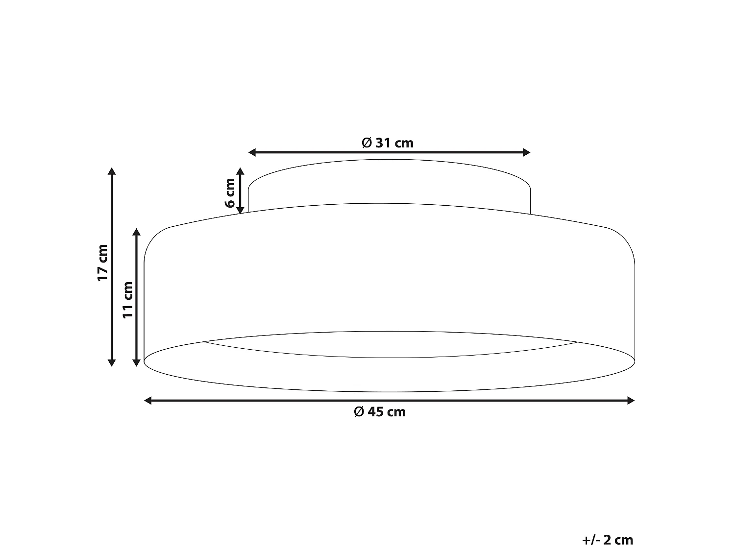 Lampadario a LED MOEI Metallo Nero