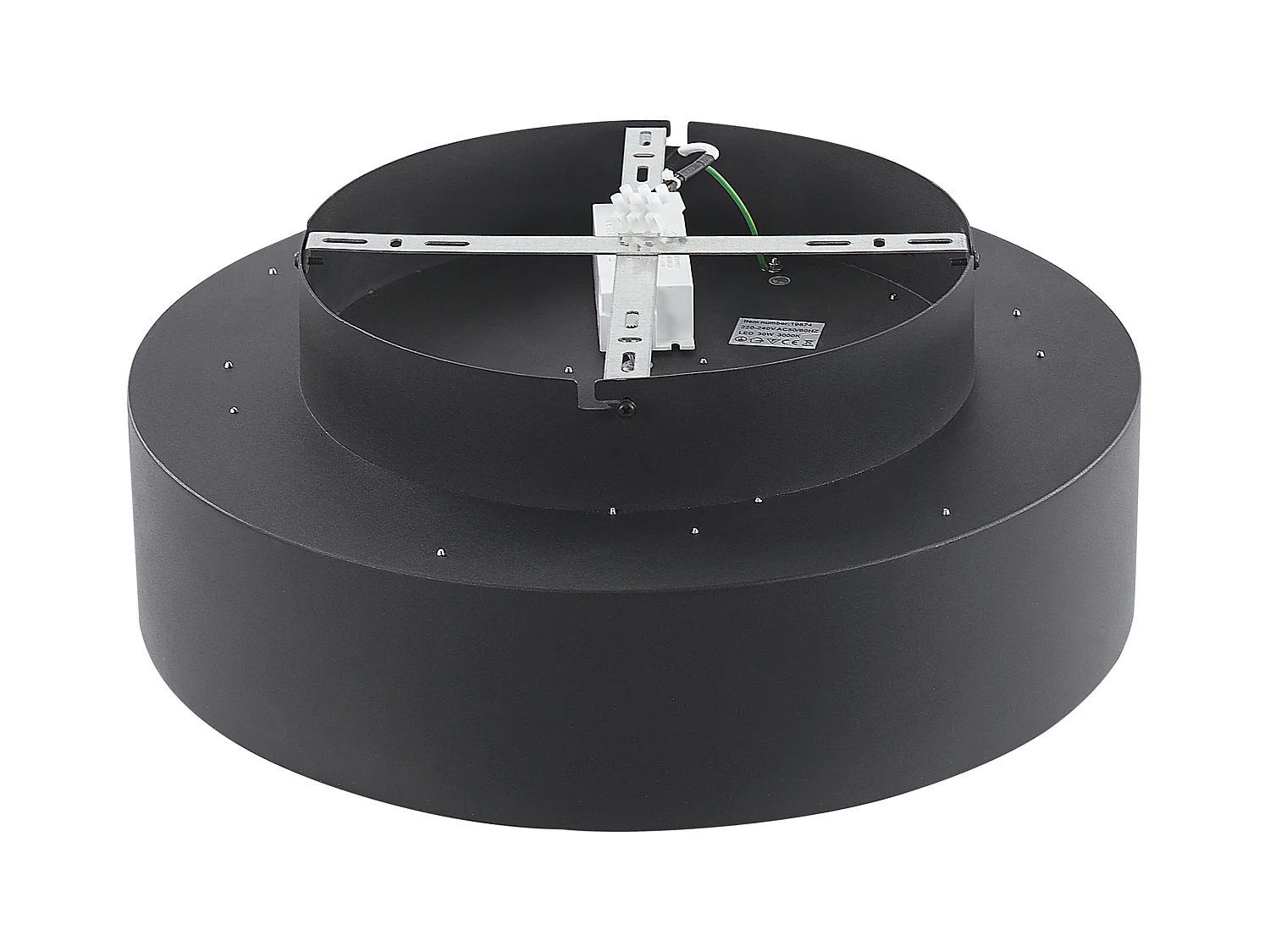 Plafonnier à LED MOEI Métal Noir