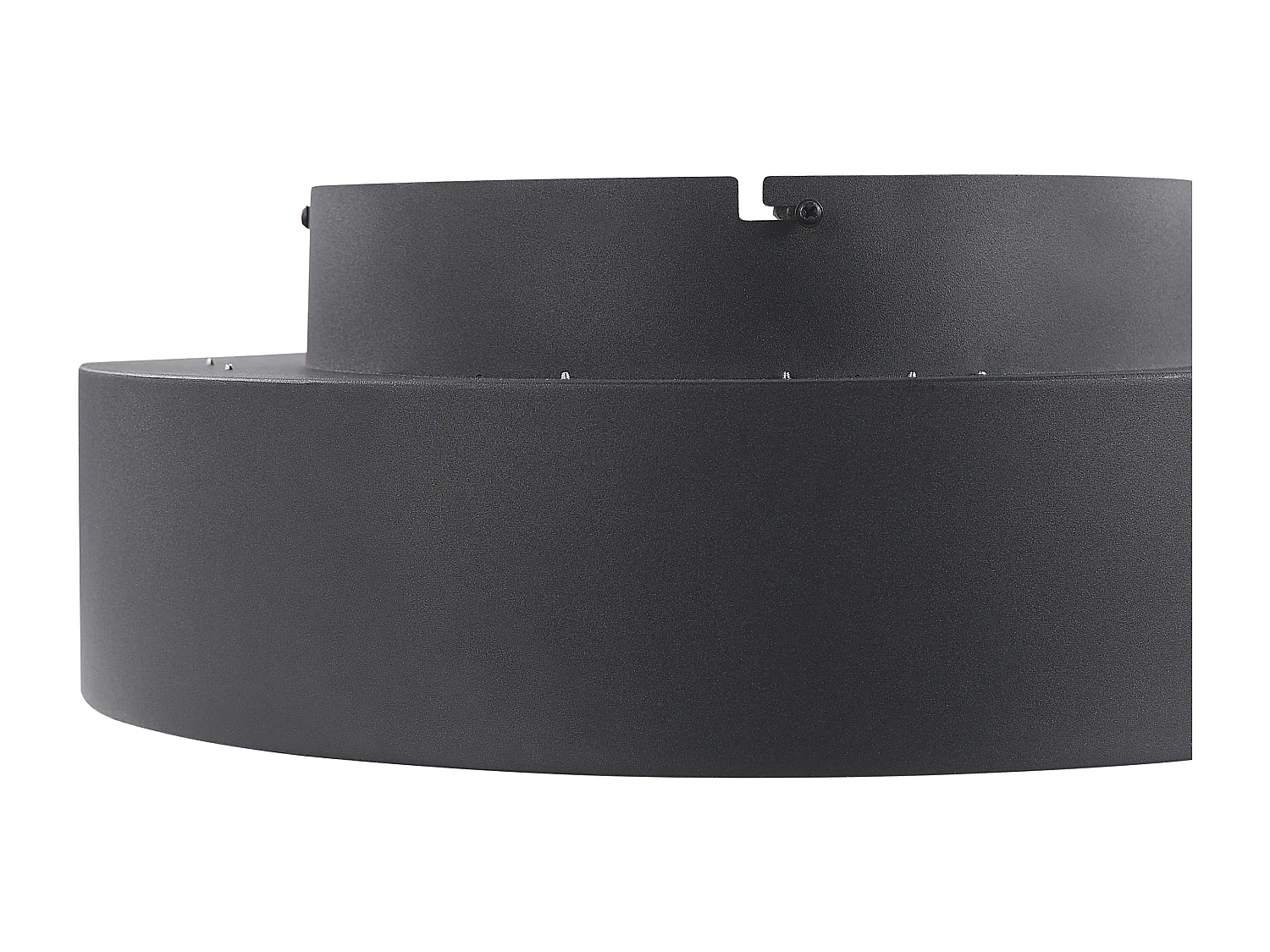 LED Deckenlampe MOEI Metall Schwarz