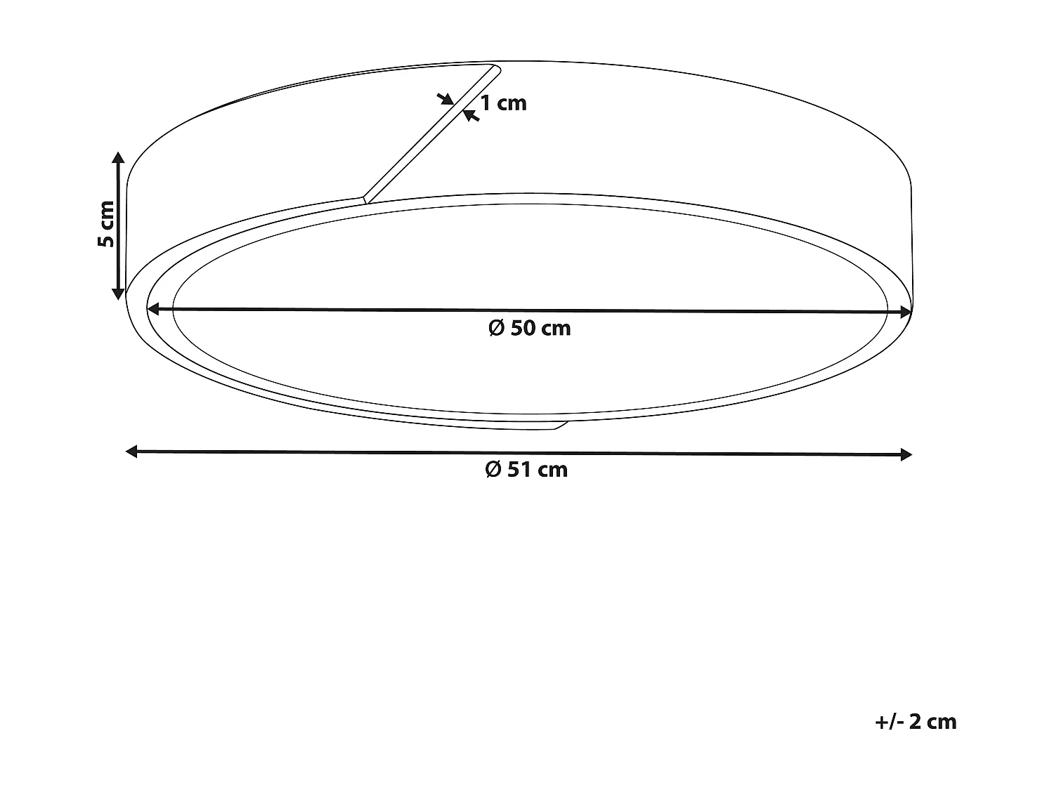 LED Deckenleuchte Metall Acryl weiß Holzoptik rund warmweißes Licht Pattani