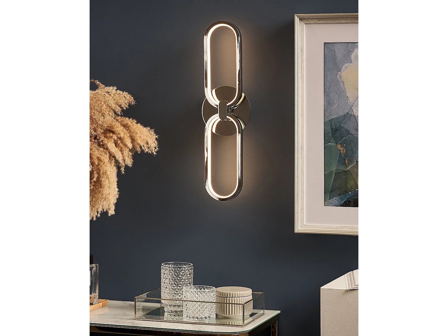 LED wandlamp KRANG Metaal Zilver