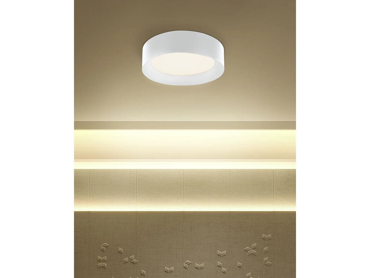 Lampa sufitowa LED LOEI Metal Biały