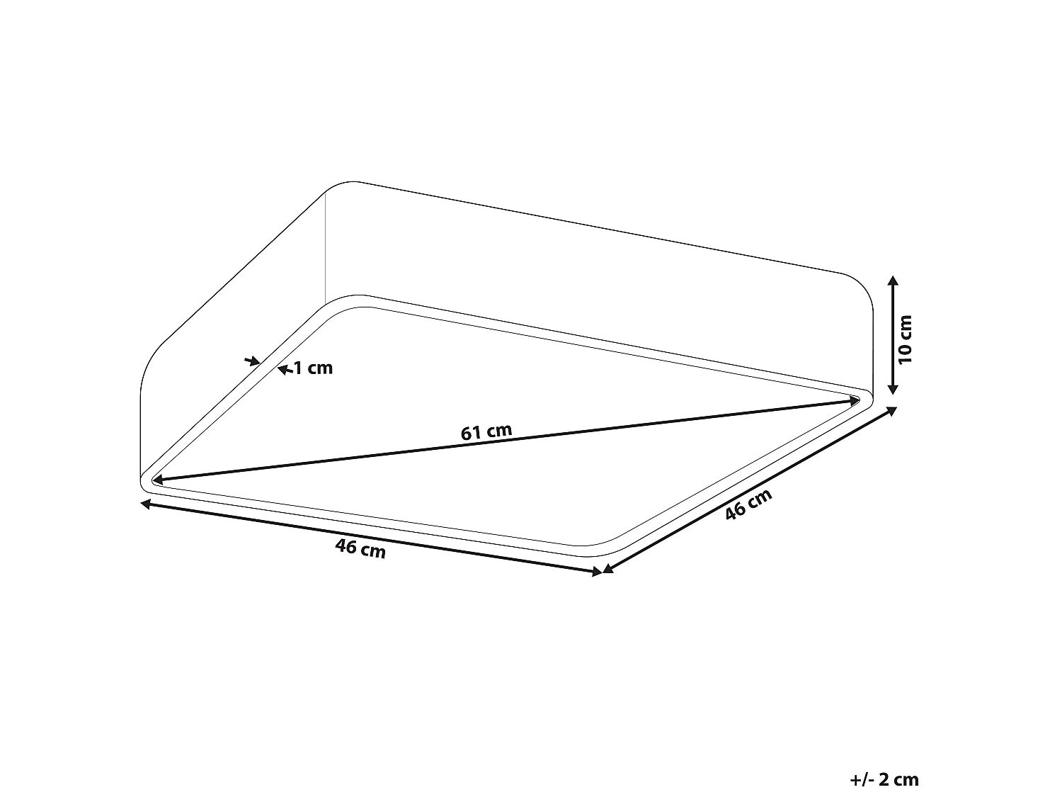 LED plafondlamp BICOL Metaal Wit