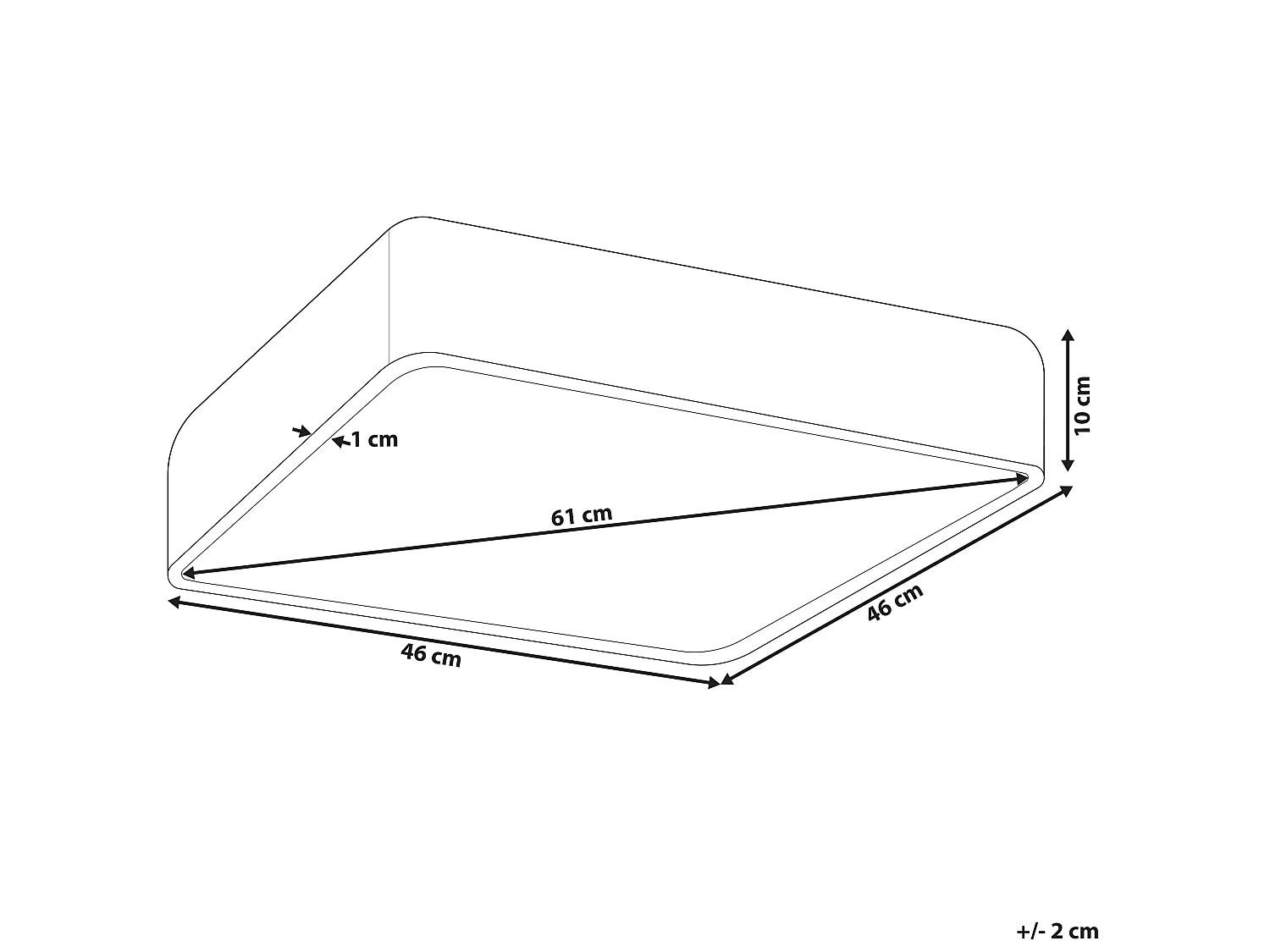 LED plafondlamp BICOL Metaal Wit