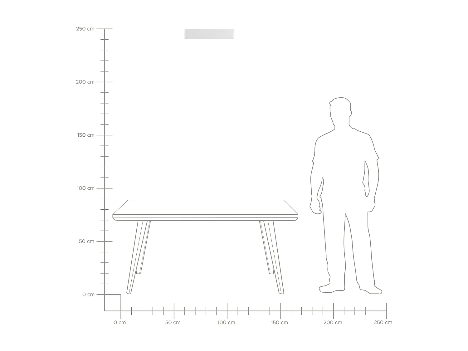 LED plafondlamp BICOL Metaal Wit