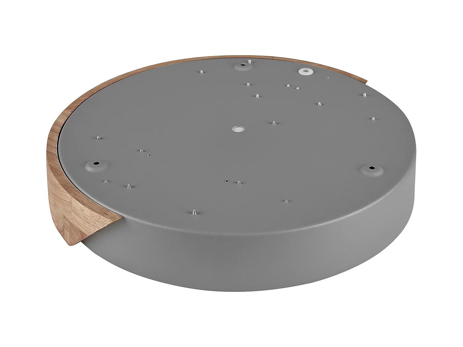 Plafonnier à LED PATTANI Métal Gris