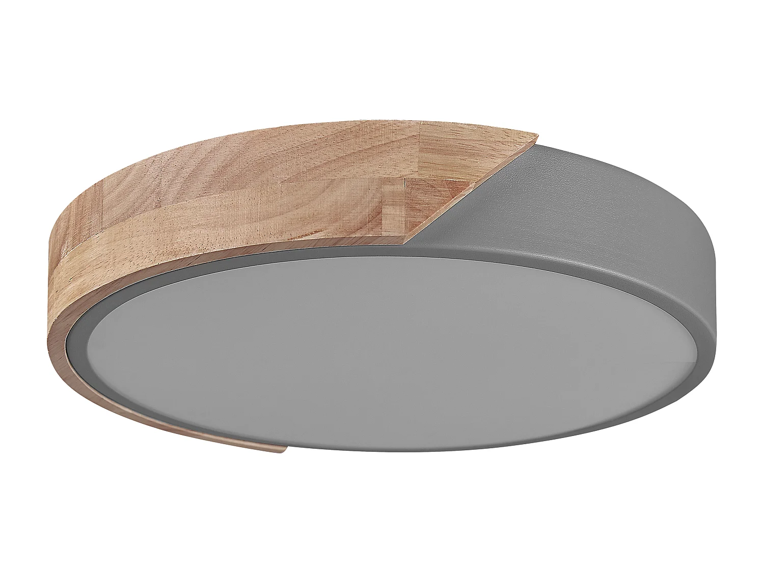 Candeeiro de teto LED PATTANI Metal Cinzento