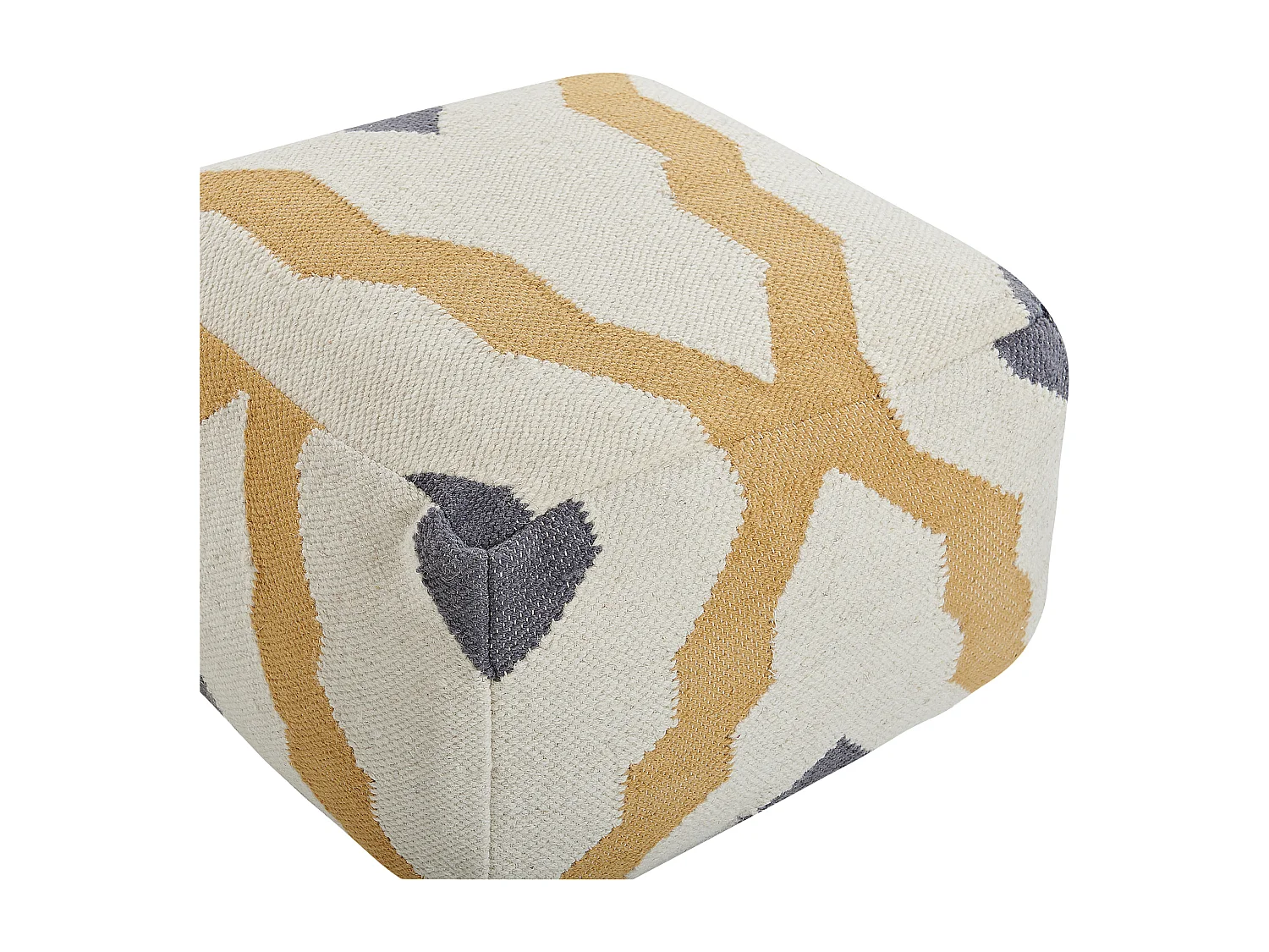 Pouf ZEUGMA Lana Beige 56 cm 56 cm 32 cm