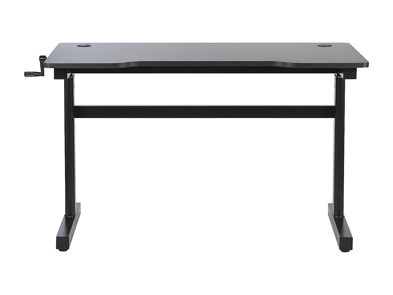 Secretária gaming ajustável manualmente DURBIN Preto 120 cm 60 cm LED RGB