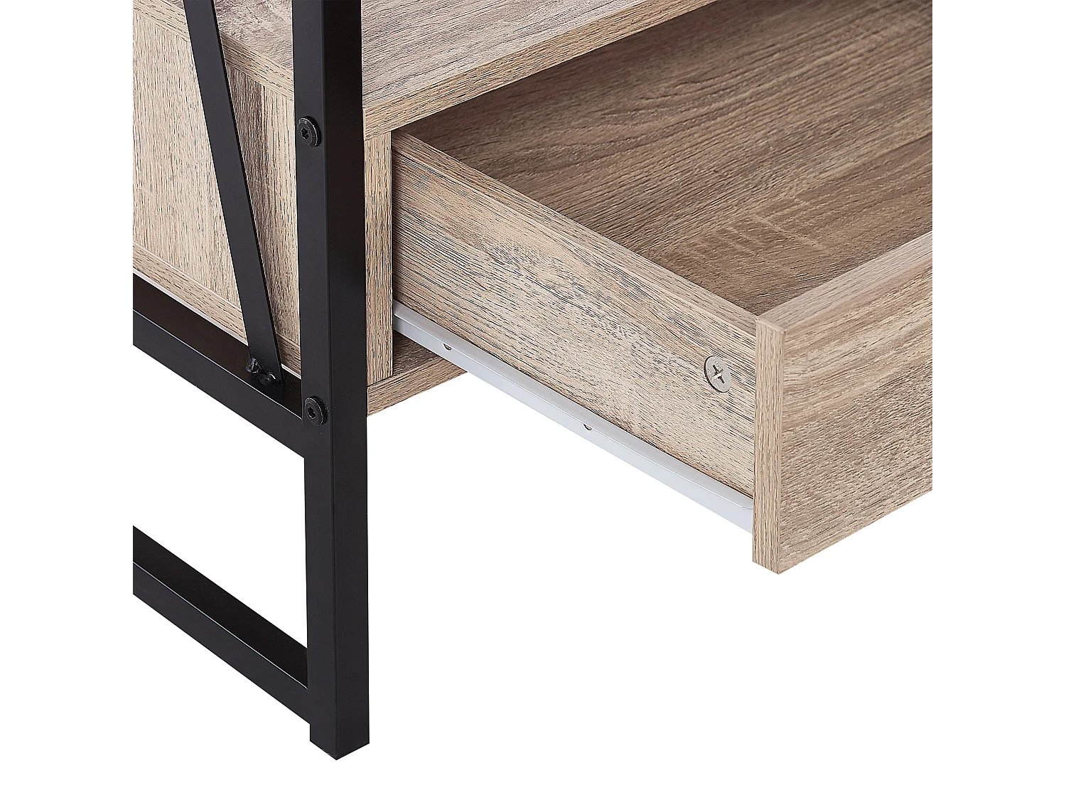 Estantería con 3 baldas KEENE 101 cm Marrón claro