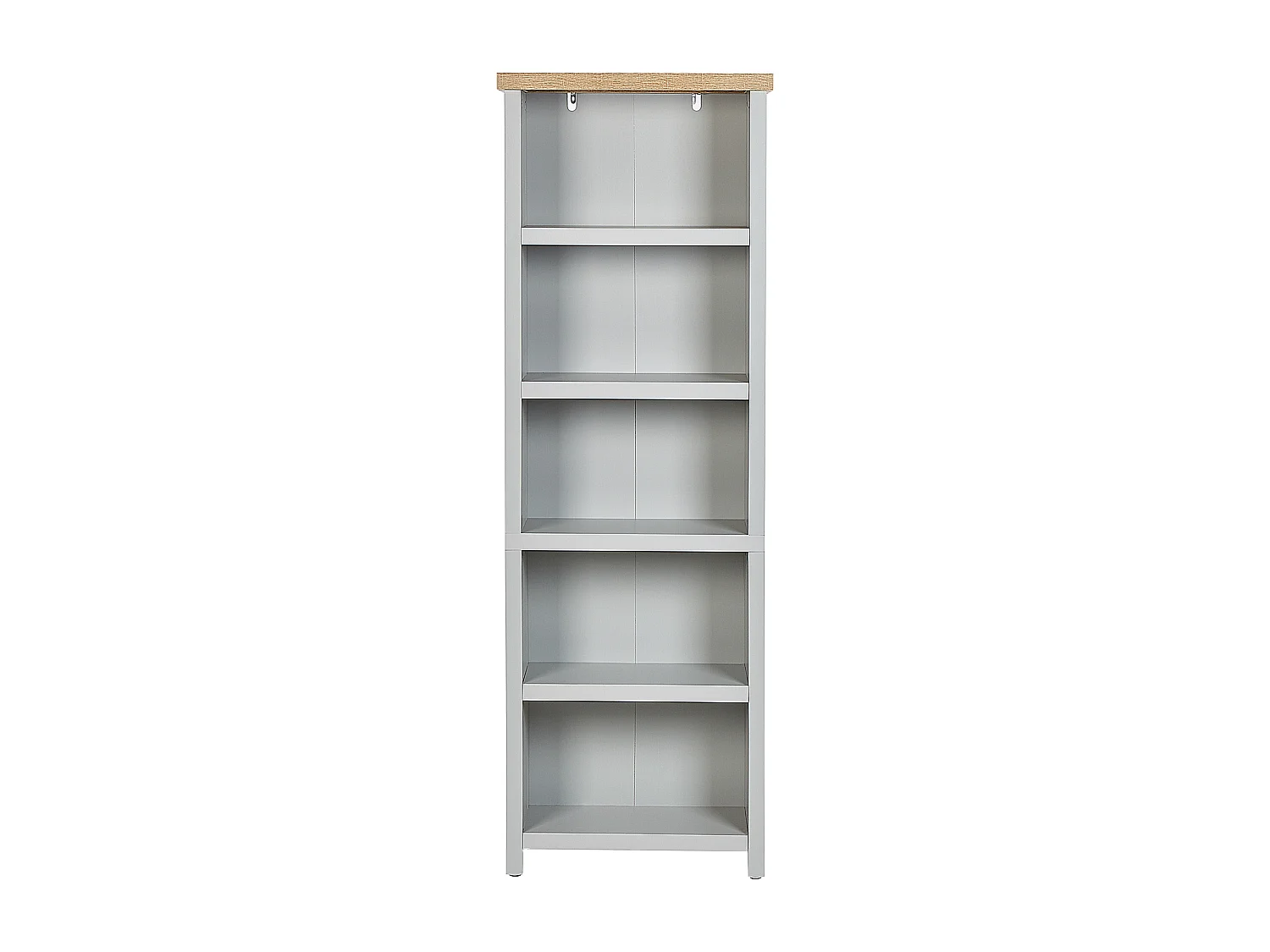 Libreria a 5 ripiani CLIO 181 cm Grigio chiaro