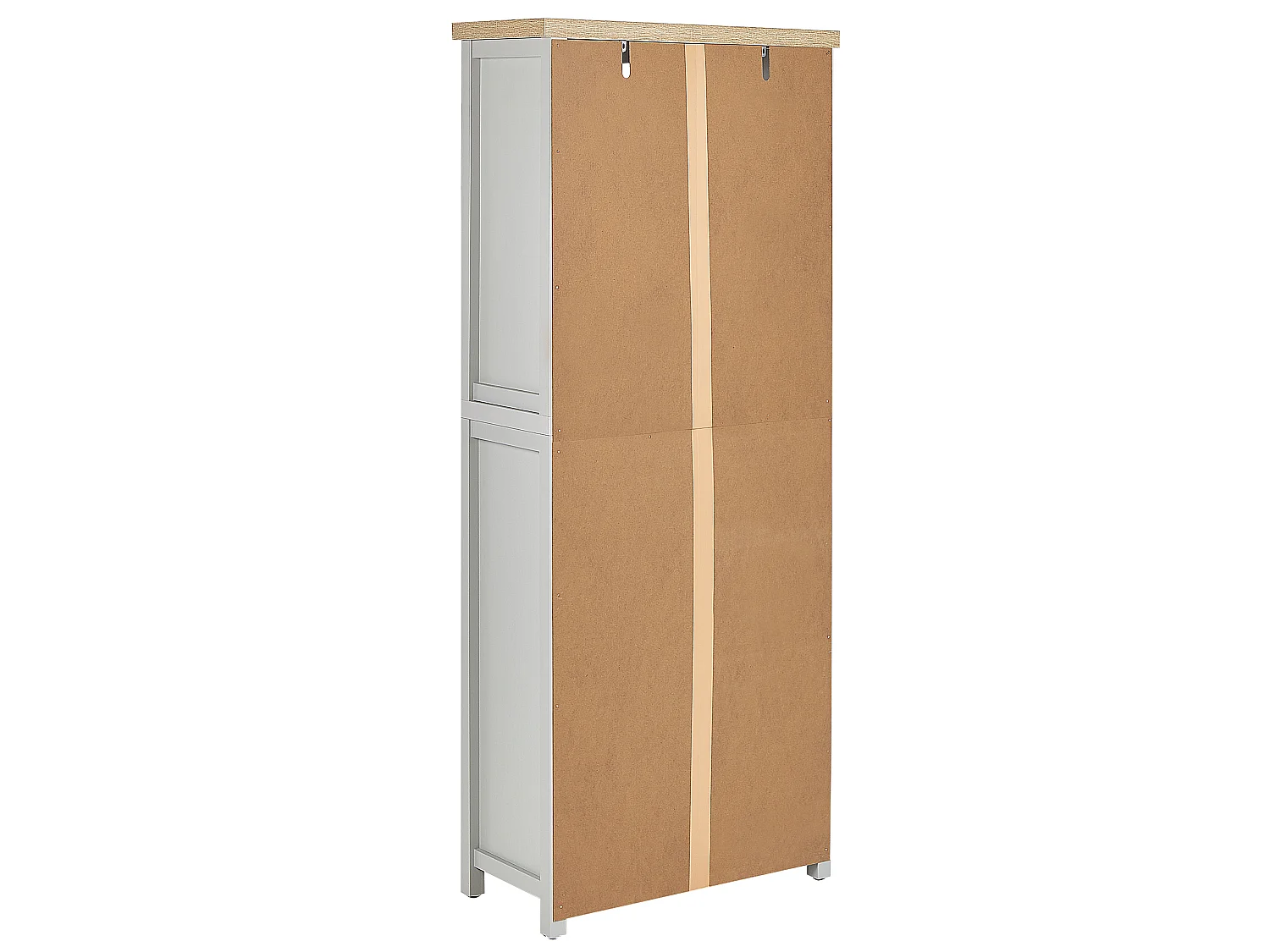 Regał 4 półki CLIO 180 cm Jasnoszary