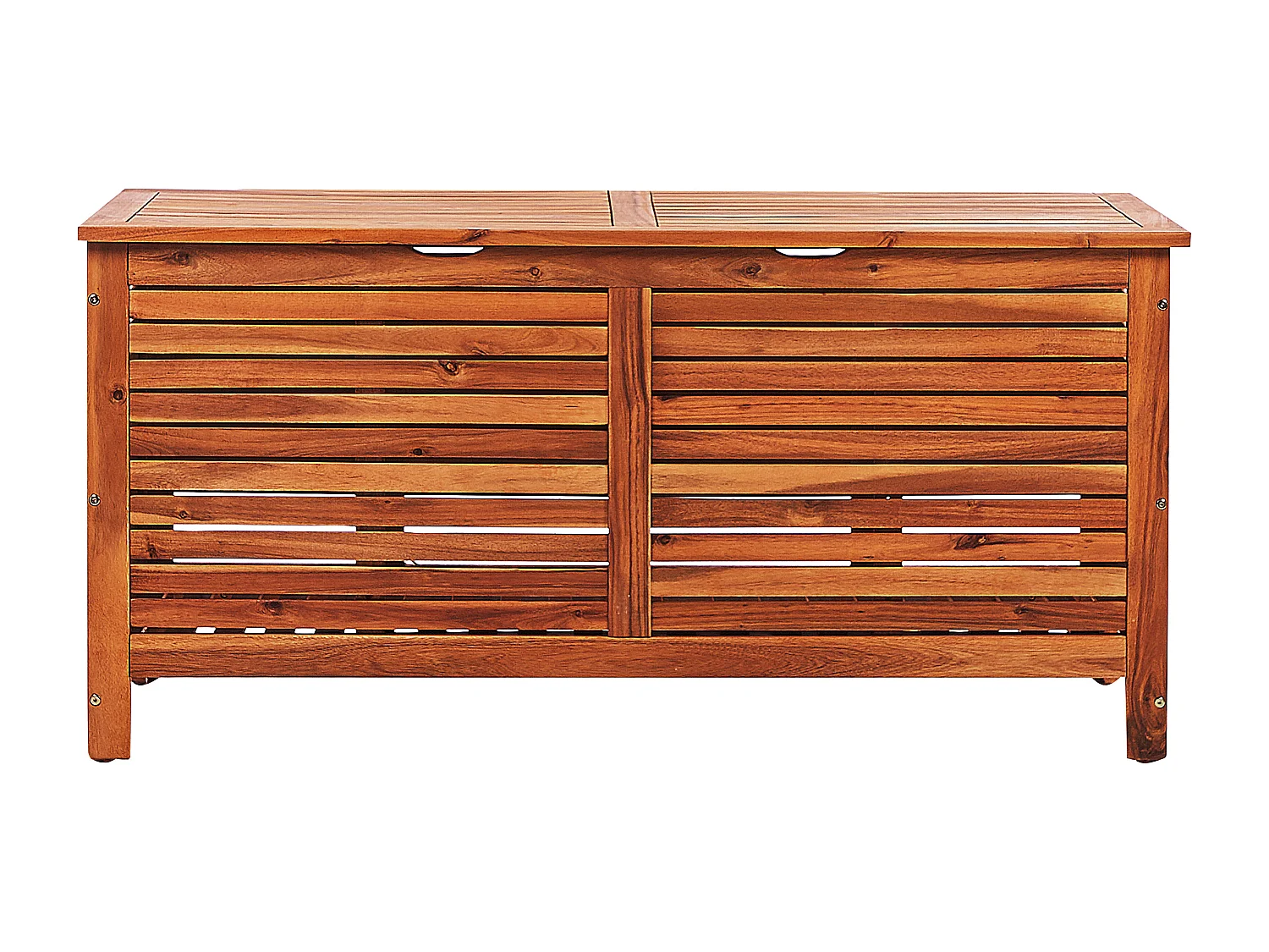 Arcón RIVIERA Madera de acacia 130 cm 48 cm Marrón