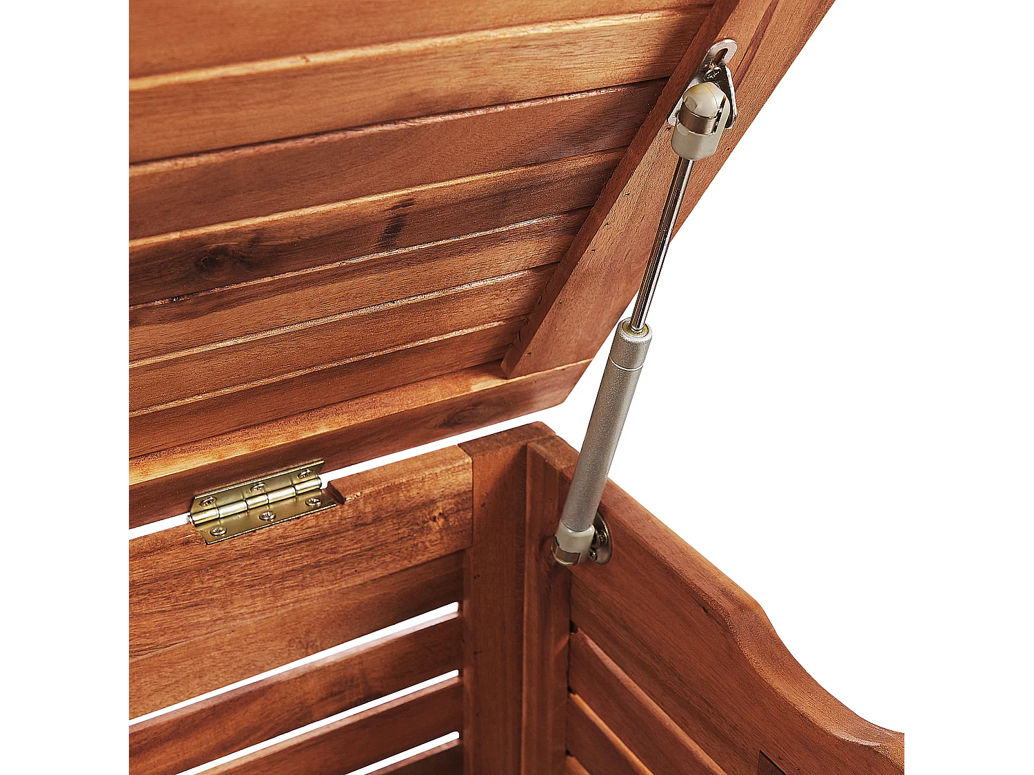 Skrzynia ogrodowa RIVIERA Drewno akacjowe 130 cm 48 cm Brązowy