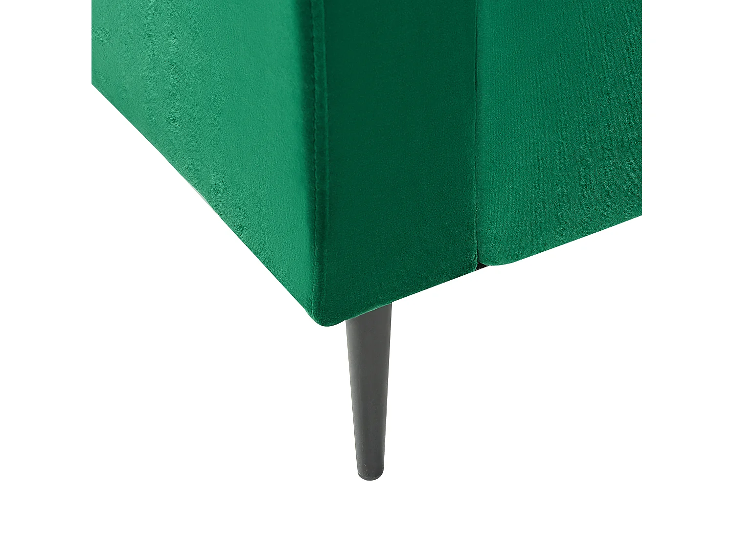 Chaise longue GUERET Fluweel Groen