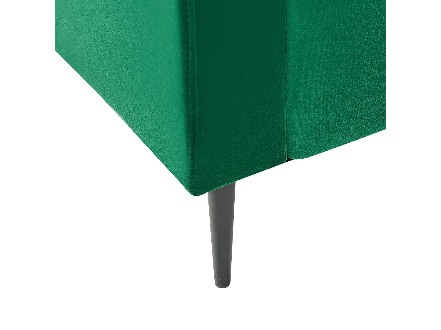 Chaise longue GUERET Velours Vert