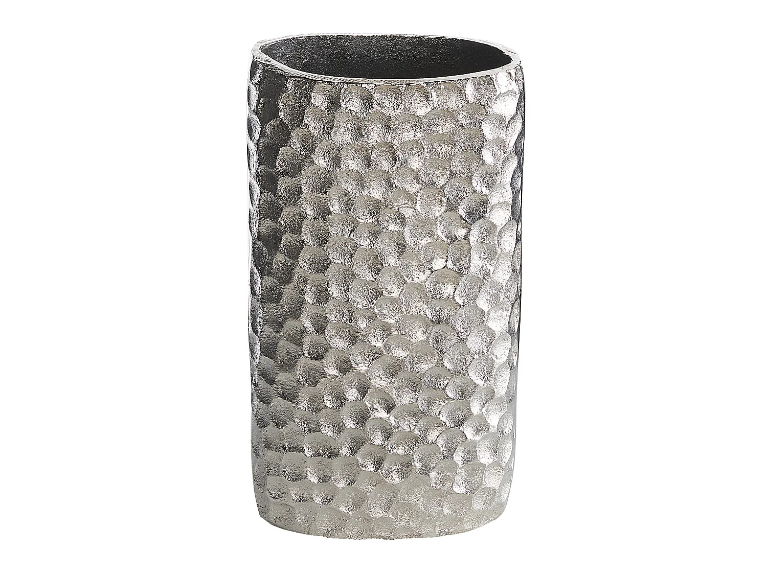 Vase à fleurs PALMYRA Métal 31 cm Argenté