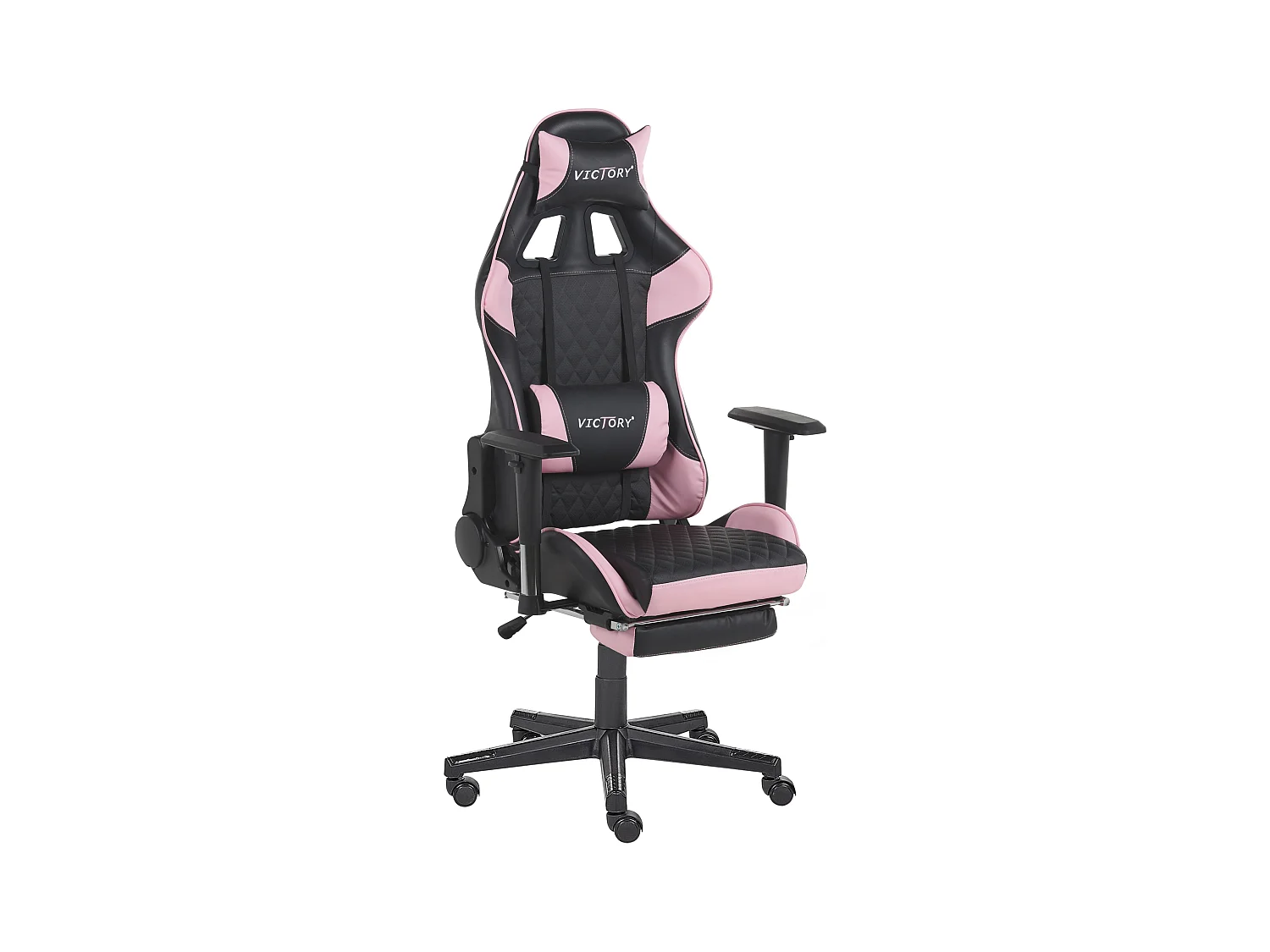 Siège de gaming VICTORY Cuir PU Rose