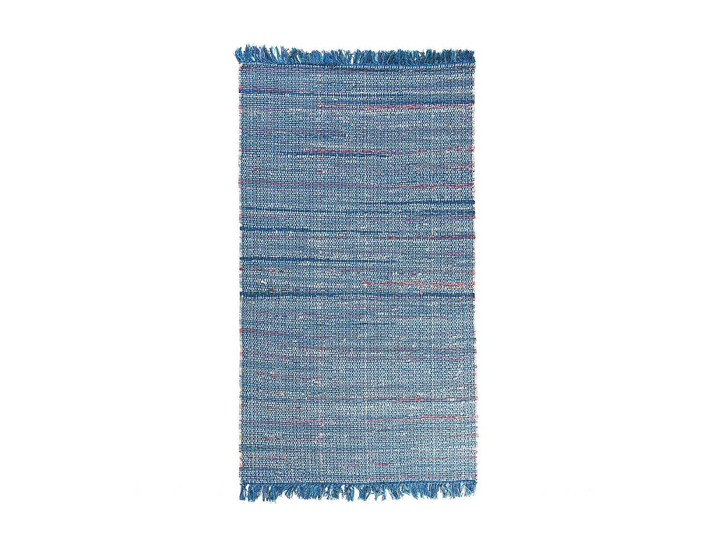 Tapis BESNI Bleu 80 x 150 cm Coton