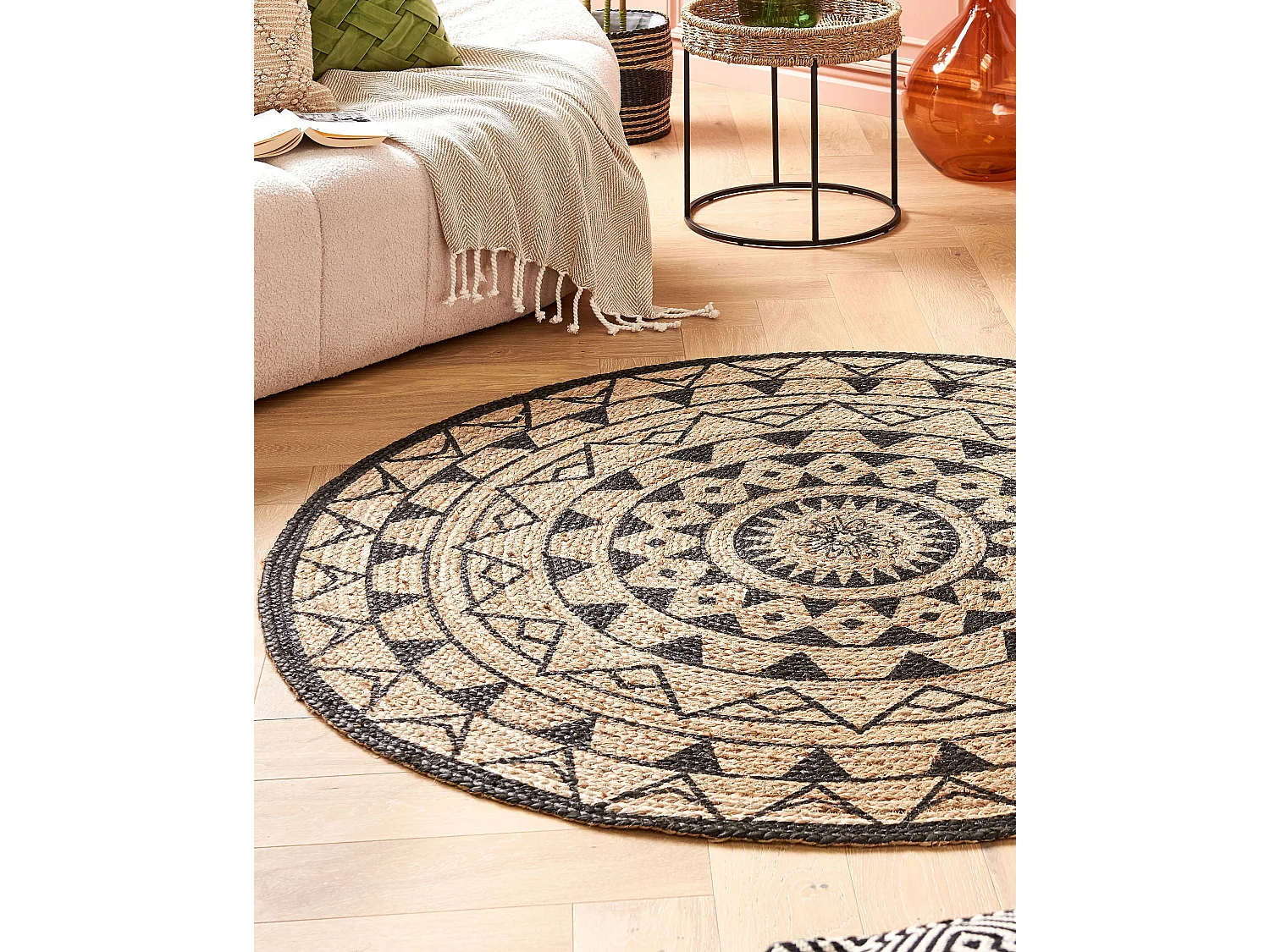 Tapis PORSUK ø 140 cm Beige