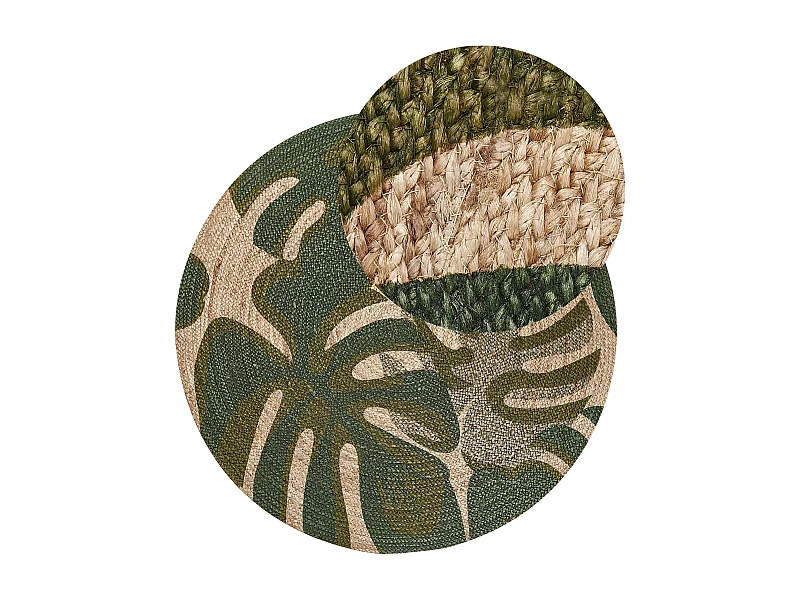 Vloerkleed BAYAT ø 140 cm Beige