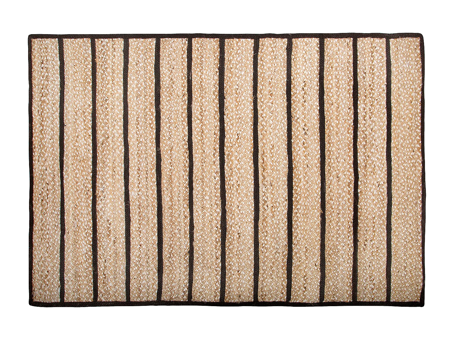 Alfombra KARADONA 140 x 200 cm Yute Beige