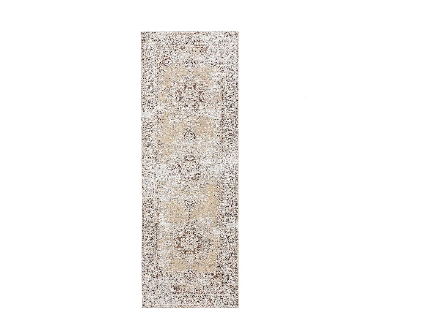 Tapis ALMUS Beige clair 60 x 180 cm Coton