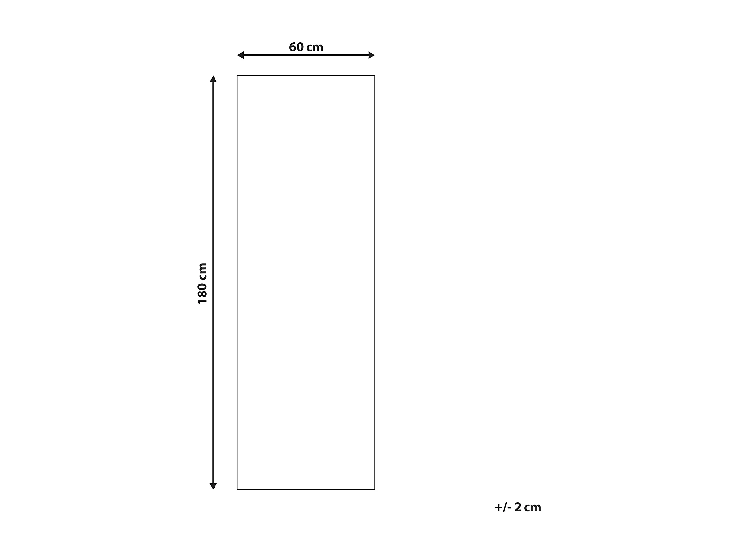 Vloerkleed vintage beige 60 x 180 cm ALMUS