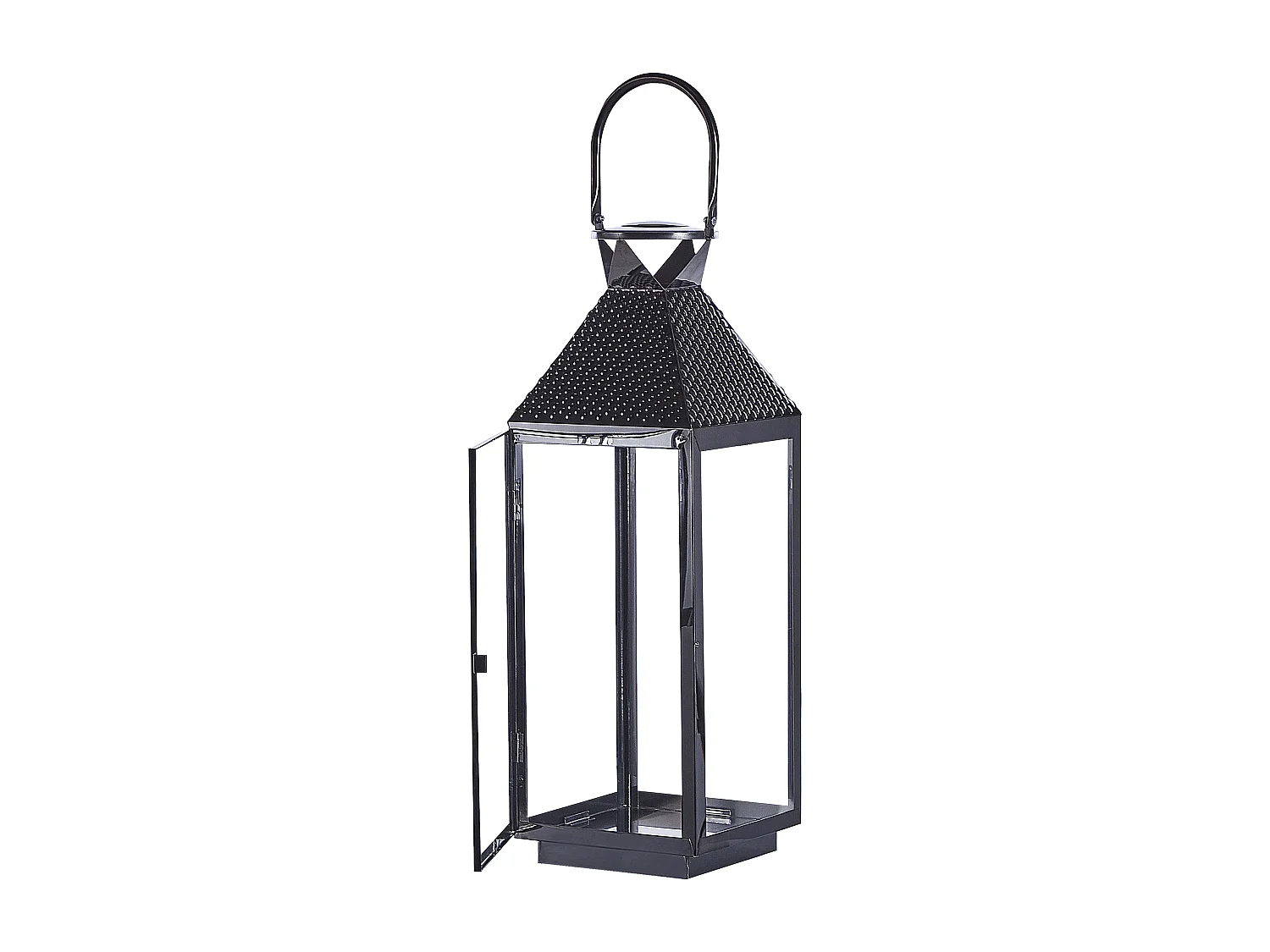 Lanterne BALI Acier inox 54 cm Noir