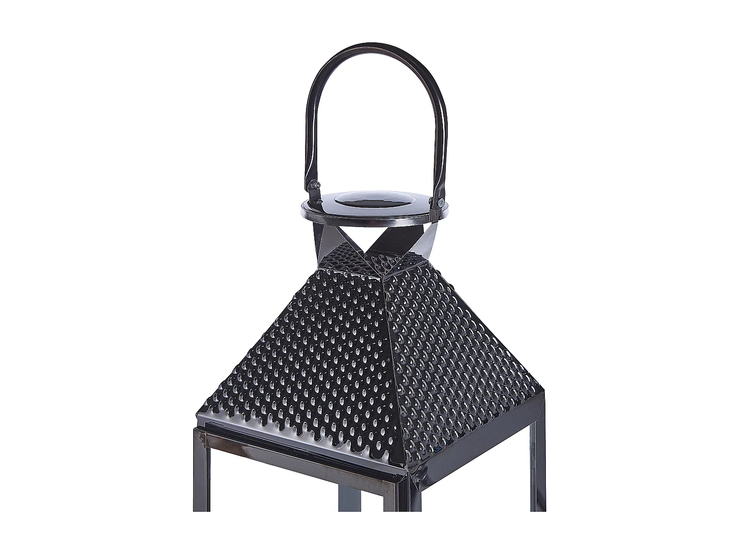 Lanterne BALI Acier inox 54 cm Noir